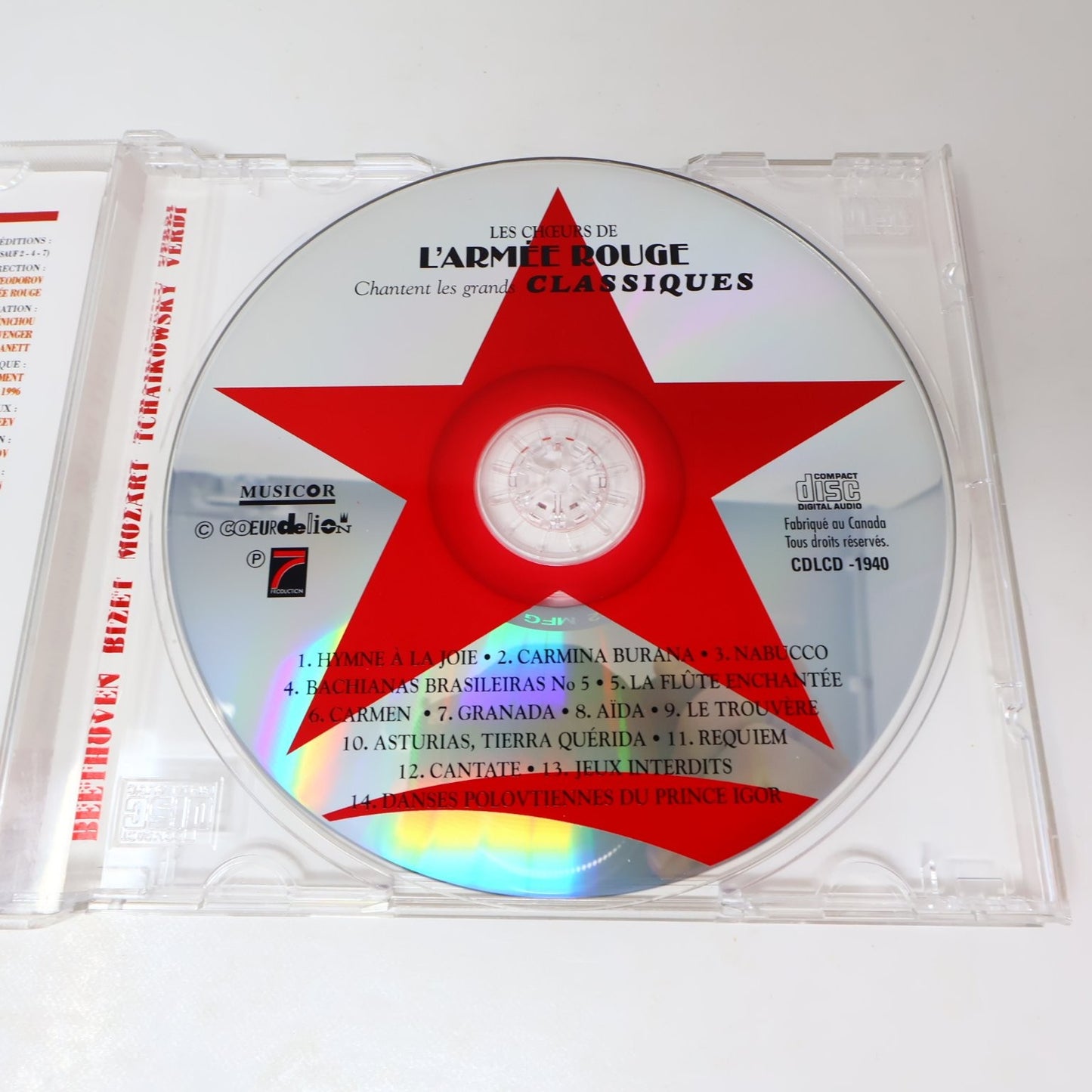 Les Choeurs de L'Armée Rouge Chantent Les Grands Classiques CD 1996 Classical