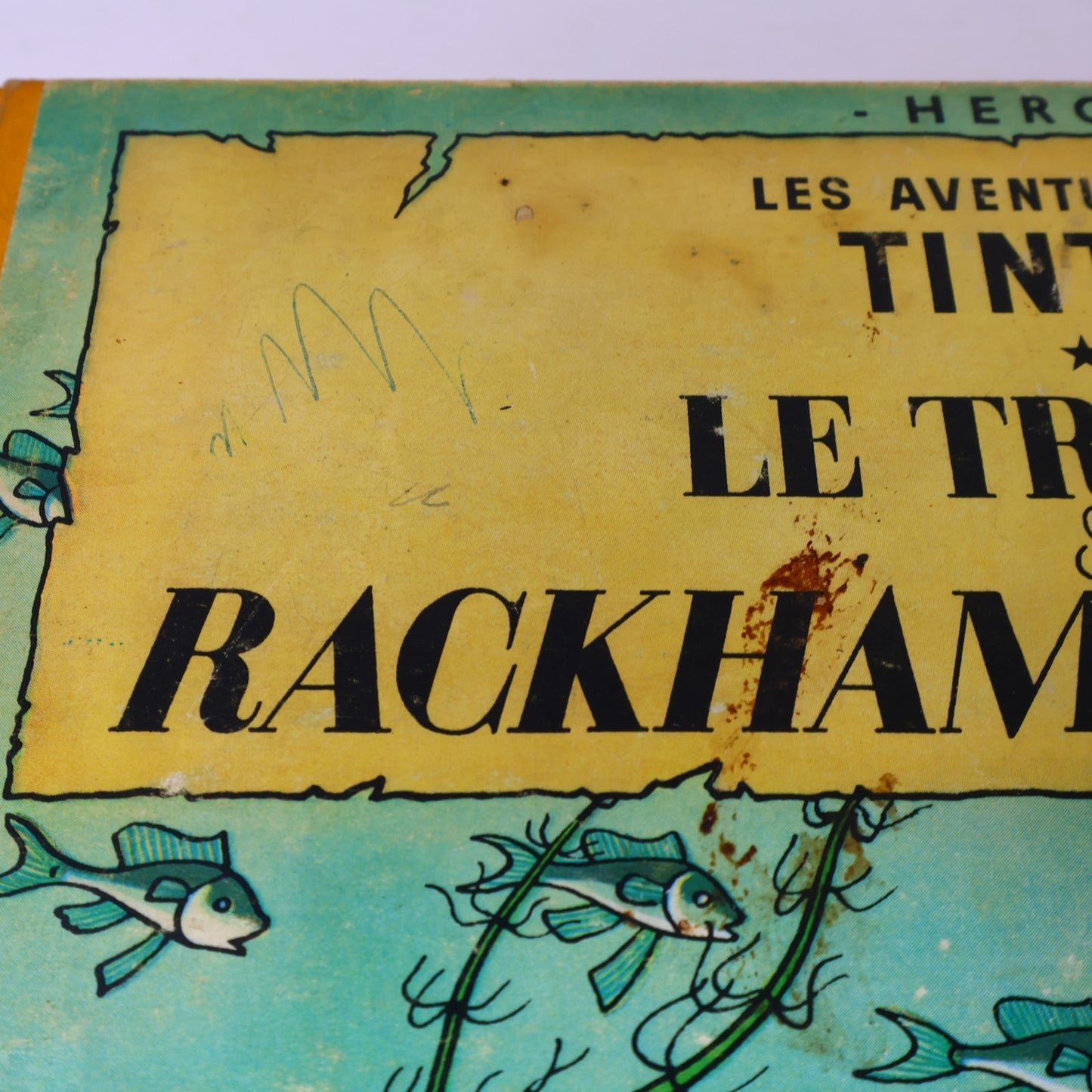 Tintin Le Trésor de Rackham le Rouge Hergé Casterman 1955 B12 Belgique Français