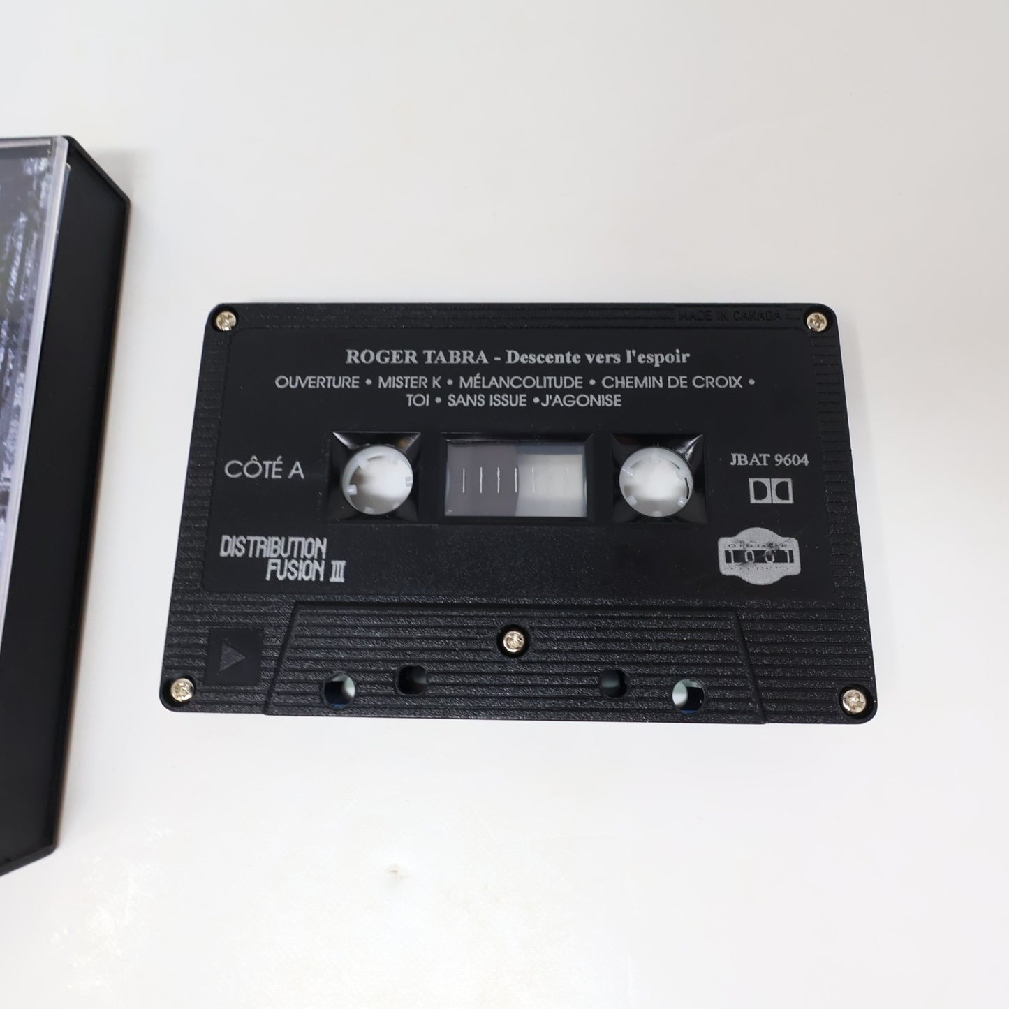 Roger Tabra Descente Vers L'espoir Cassette Pop Mister K/Melancolitude JBAT 9604