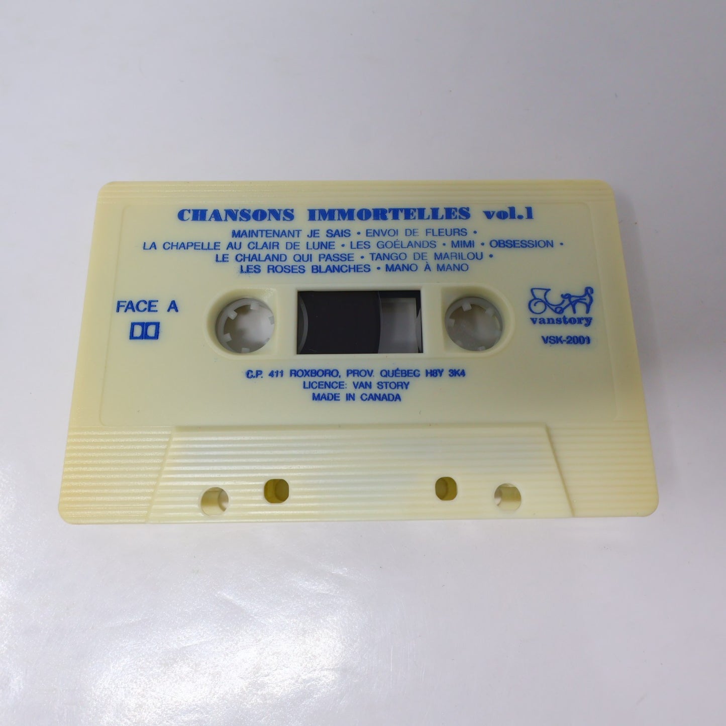 Chansons Immortelles #1-2 Lot 2 Cassette Jean Gabin/Tino Rossi/Ray Ventura/Celis