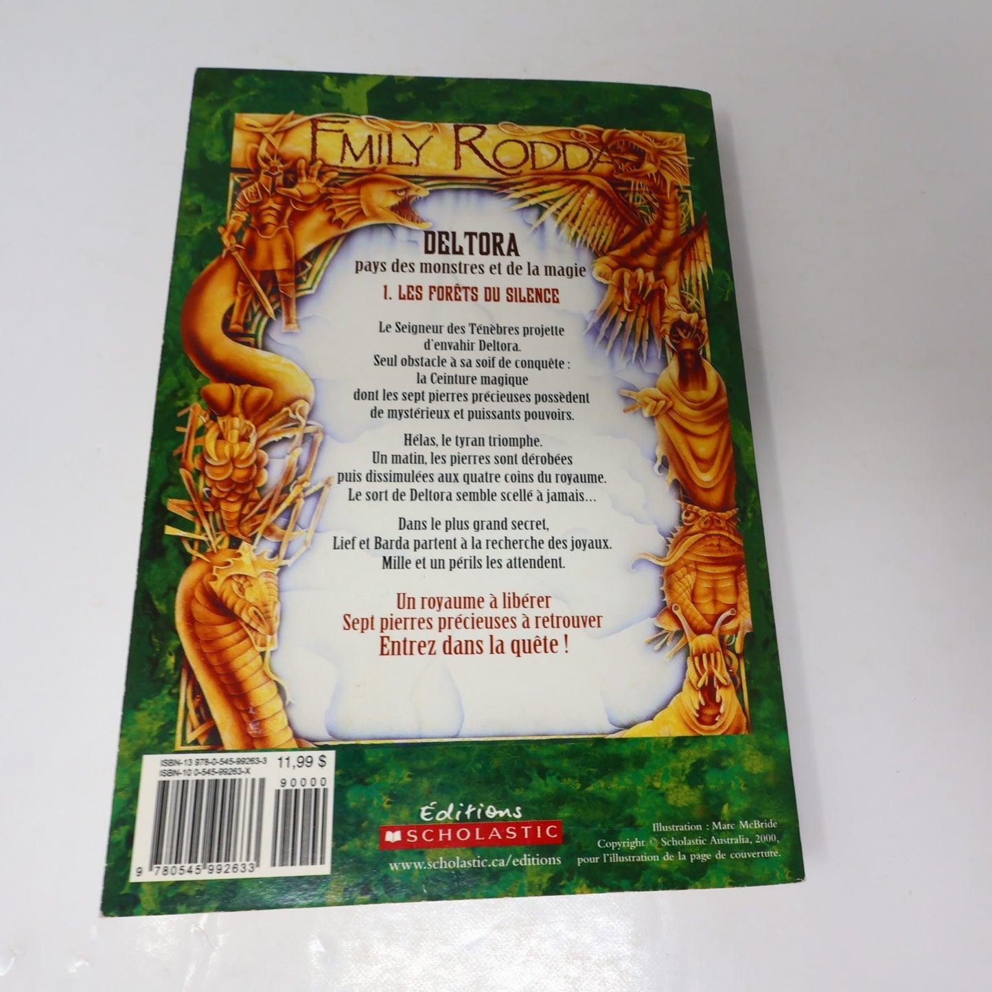 La Quête de Deltora #1-8 Complète Lot 8 Livres Emily Rodda Les Forêts du Silence