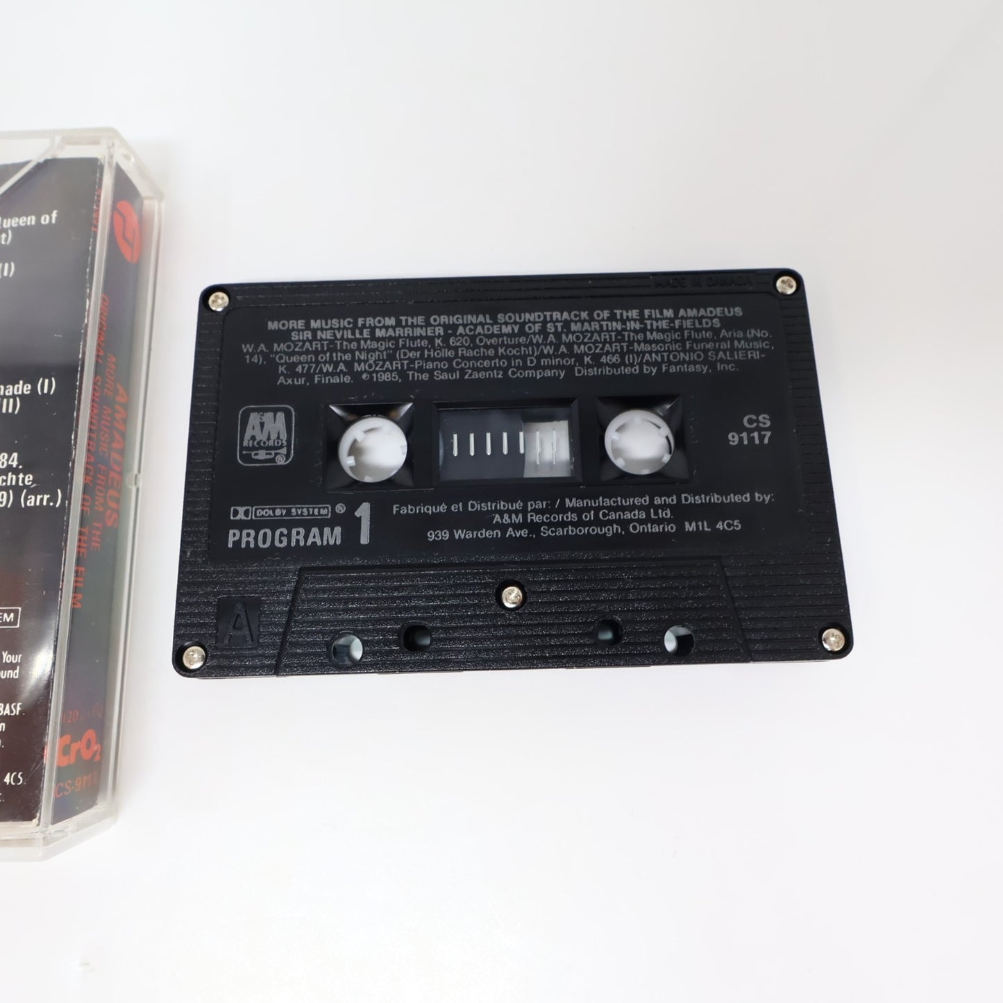 Amadeus/More Amadeus Original Movie Soundtrack 3 Cassettes Lot Neville Marriner