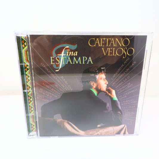 Fina Estampa CD Caetano Veloso Polygram 1994 Latin 314 522 745-2 90s