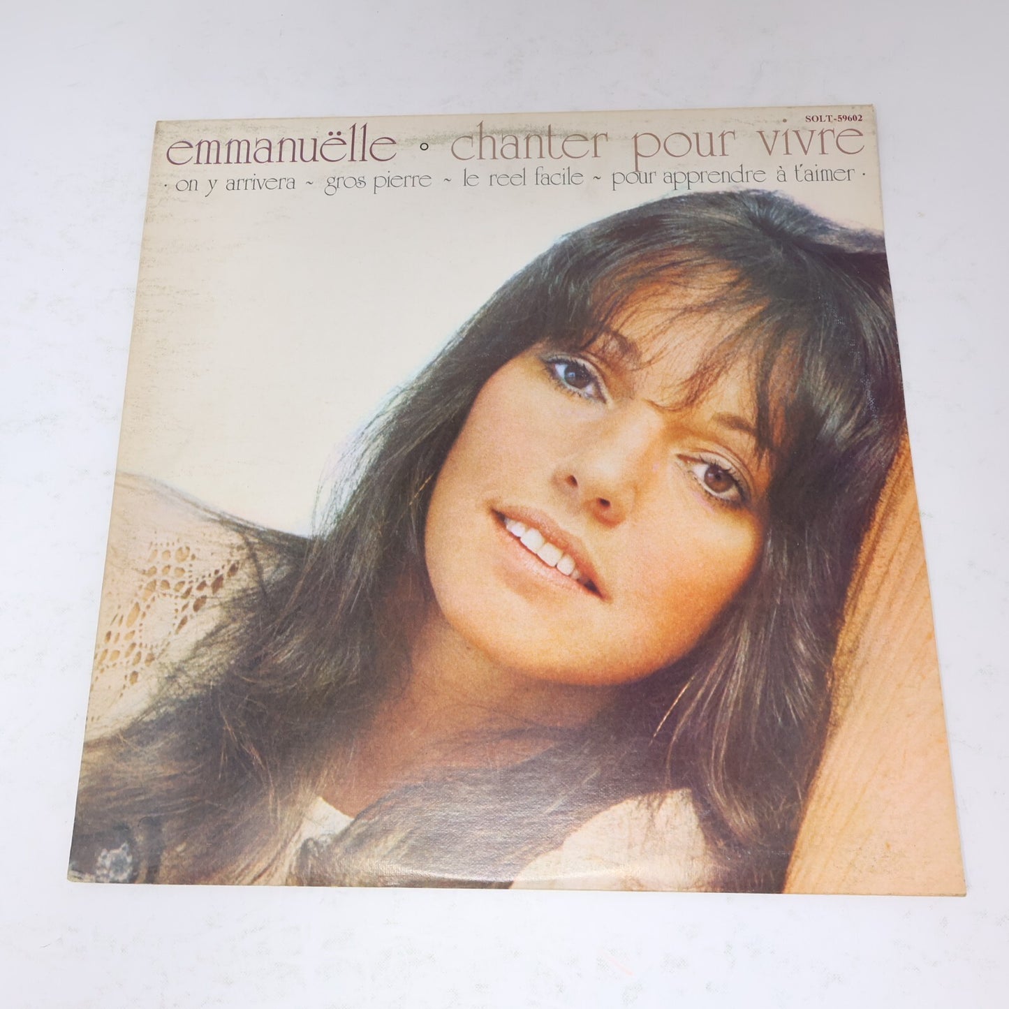 Emmanuëlle Lot 2 Disques Chanter Pour Vivre/Monde À L'Envers Emmanuelle Record