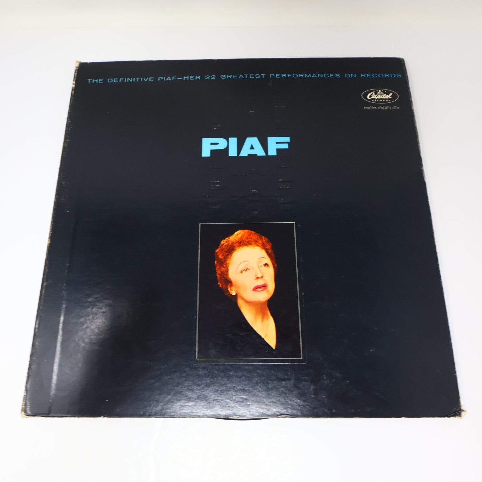 Édith Piaf Lot 4 Disques Record Hymne À L'amour/Definitive Piaf/Tête-à-Tête
