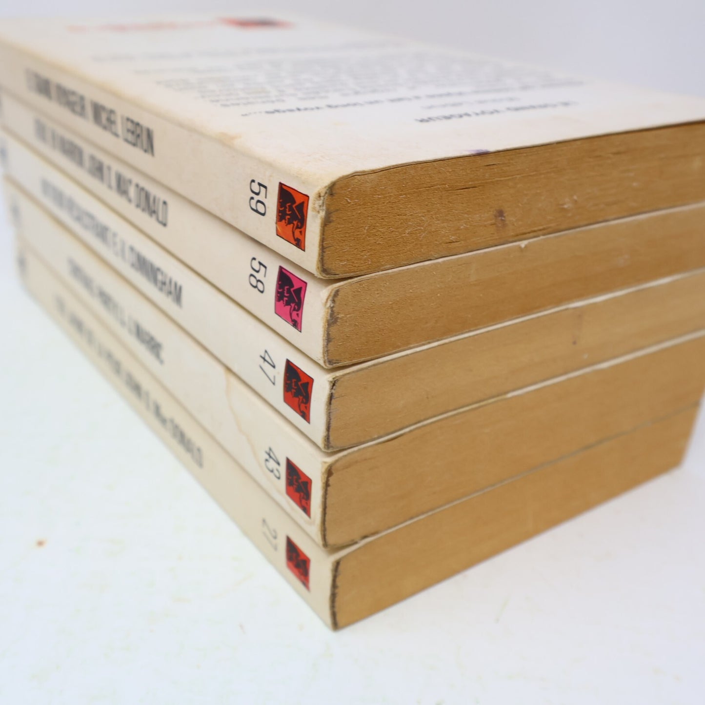 Collection Mystère Policier Lot 5 Livres Lebrun/Donald/Marric Deuil en Marron PB