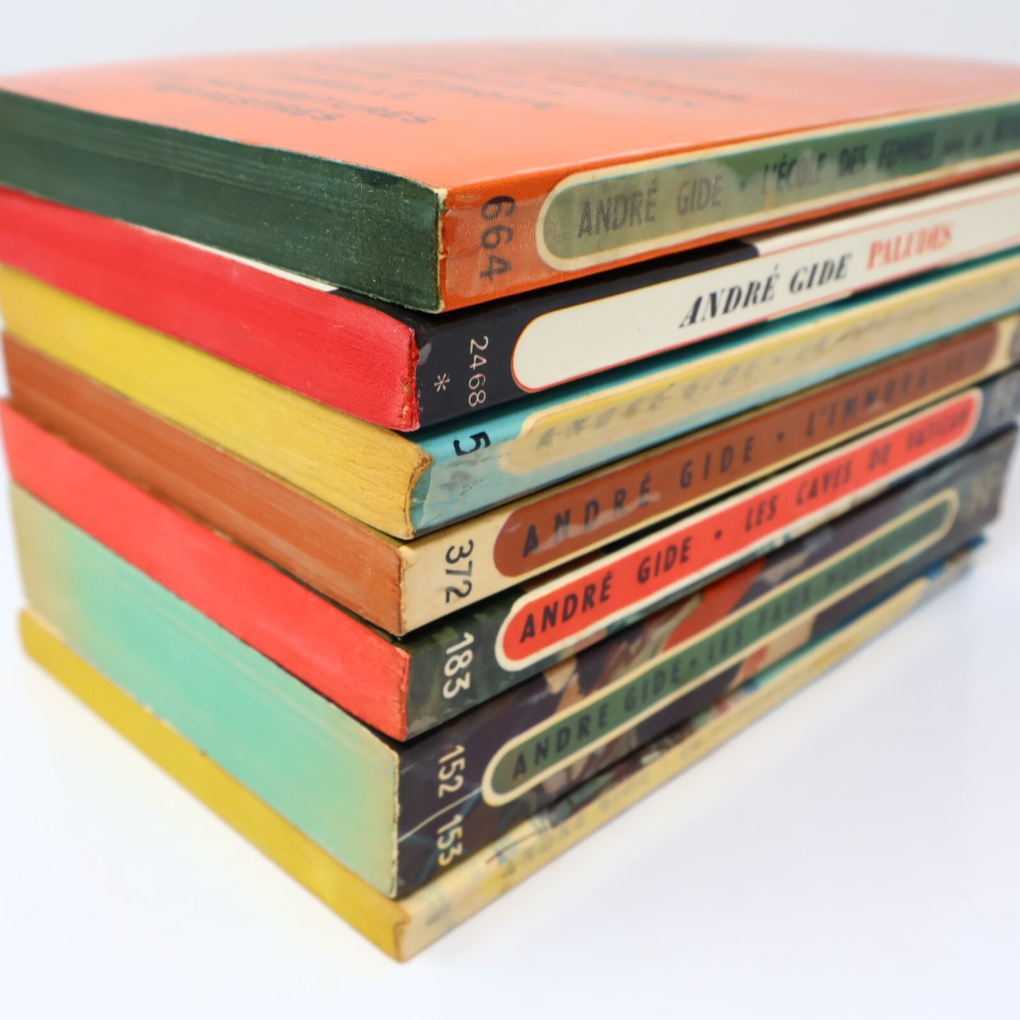 André Gide Lot 7 Livres Poche Paludes/Caves du Vatican/Symphonie Pastorale Roman