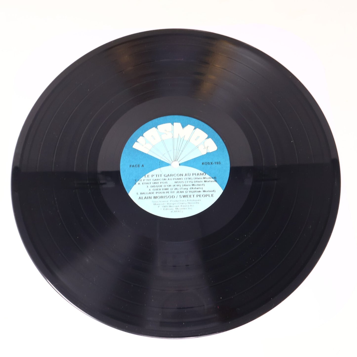 Alain Morisod/Sweet People Lot 2 Disques Percé/Le P'tit Garcon Au Piano Record