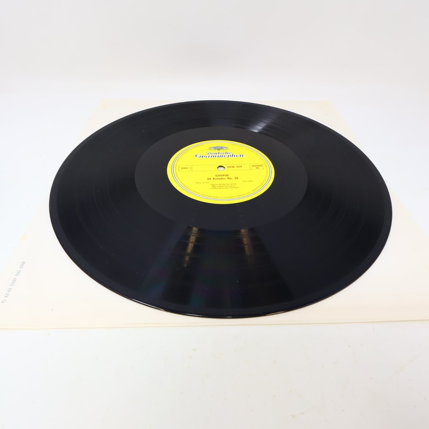 Chopin Géza Anda Preludes Op.28 / Polonaise Op.53 LP 1975 Record Piano 2535 154
