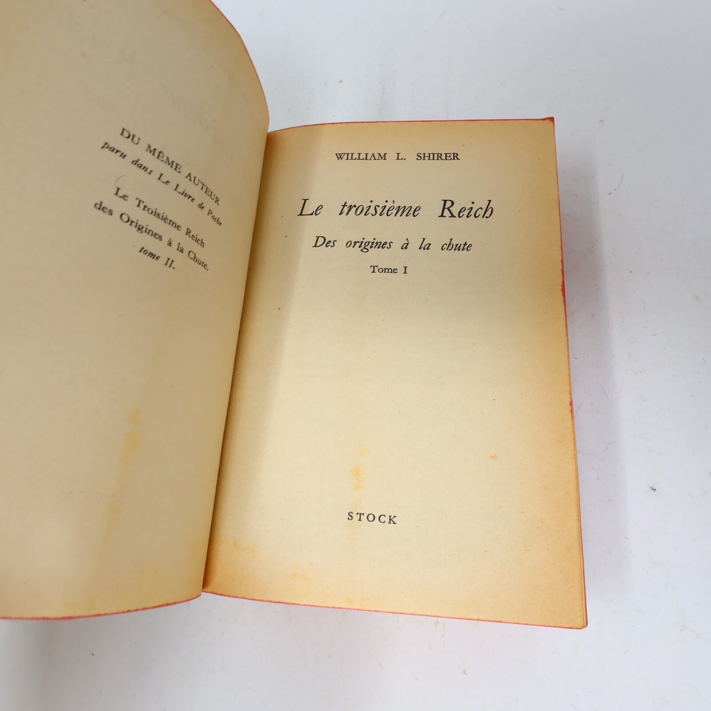 Le Troisième Reich #1-2 Série Complète Lot 2 Livres William L. Shirer Poche 60s