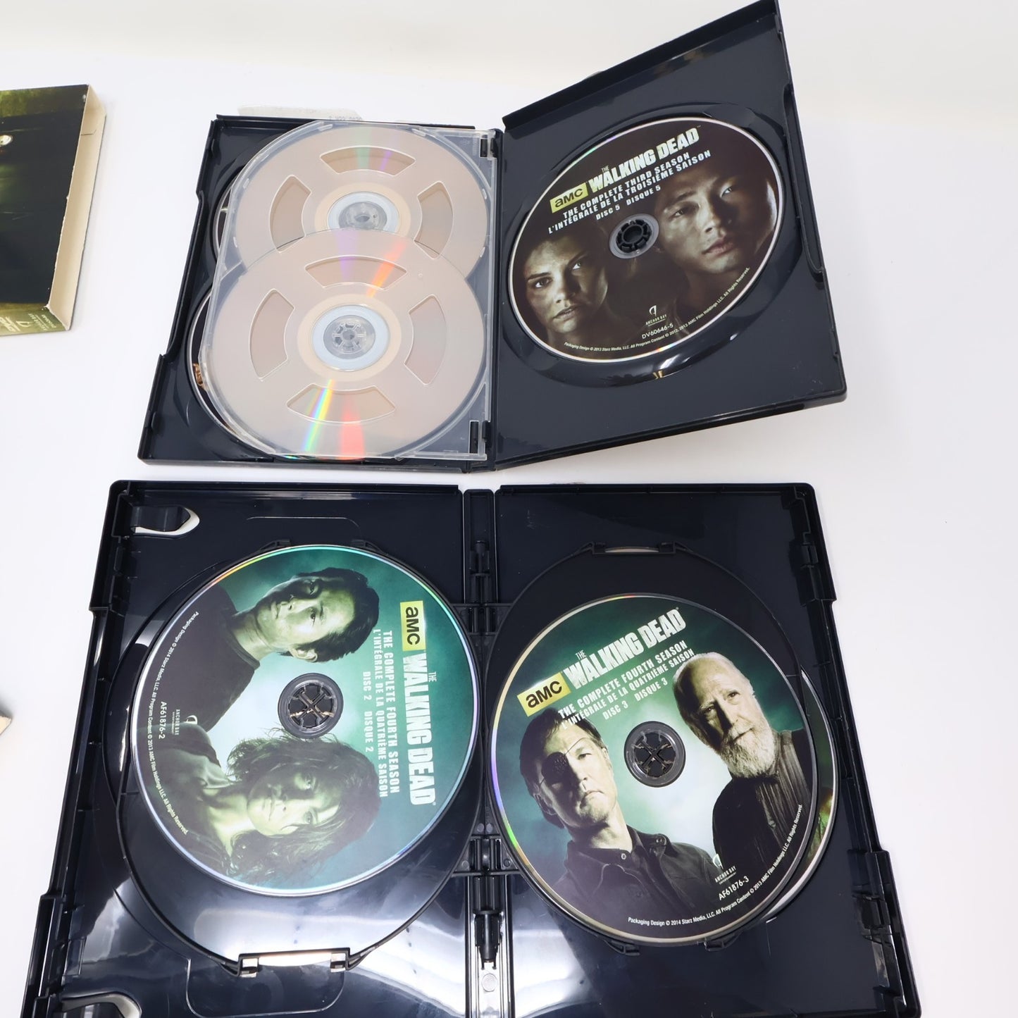 The Walking Dead Seasons #1-2-3-4-5-6-7 DVD Lot AMC NTSC English/Français Tested