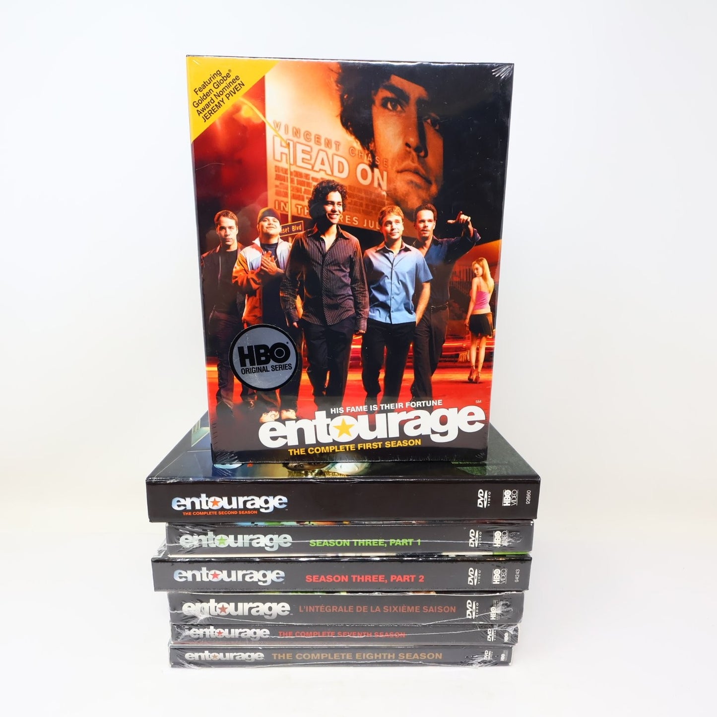 Entourage 7 DVD Lot Seasons 1-3 & 6-8 TV Series All Factory Sealed Except S2