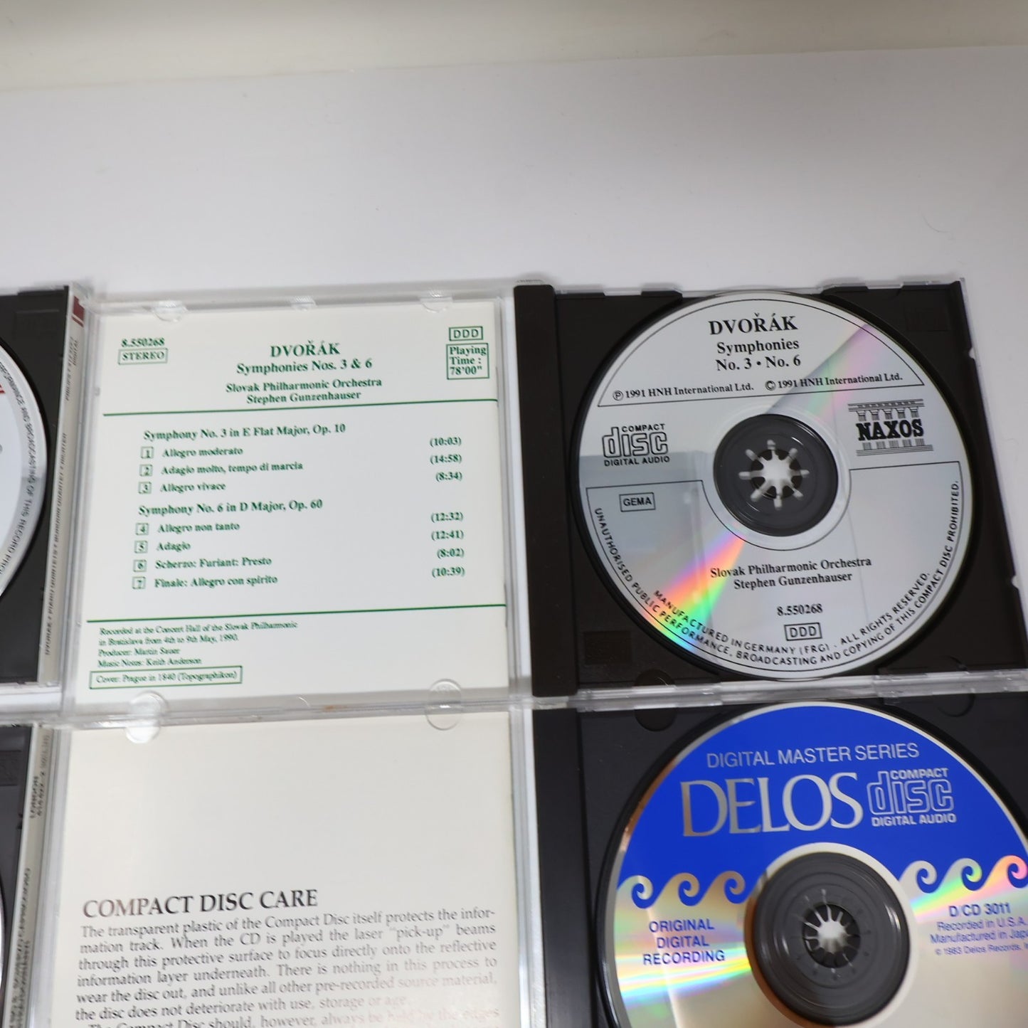 Dvorak 10 CD Lot Piano Quintets/Symphonies 3 6 8/Serenade/Waldesruhe/Overtures