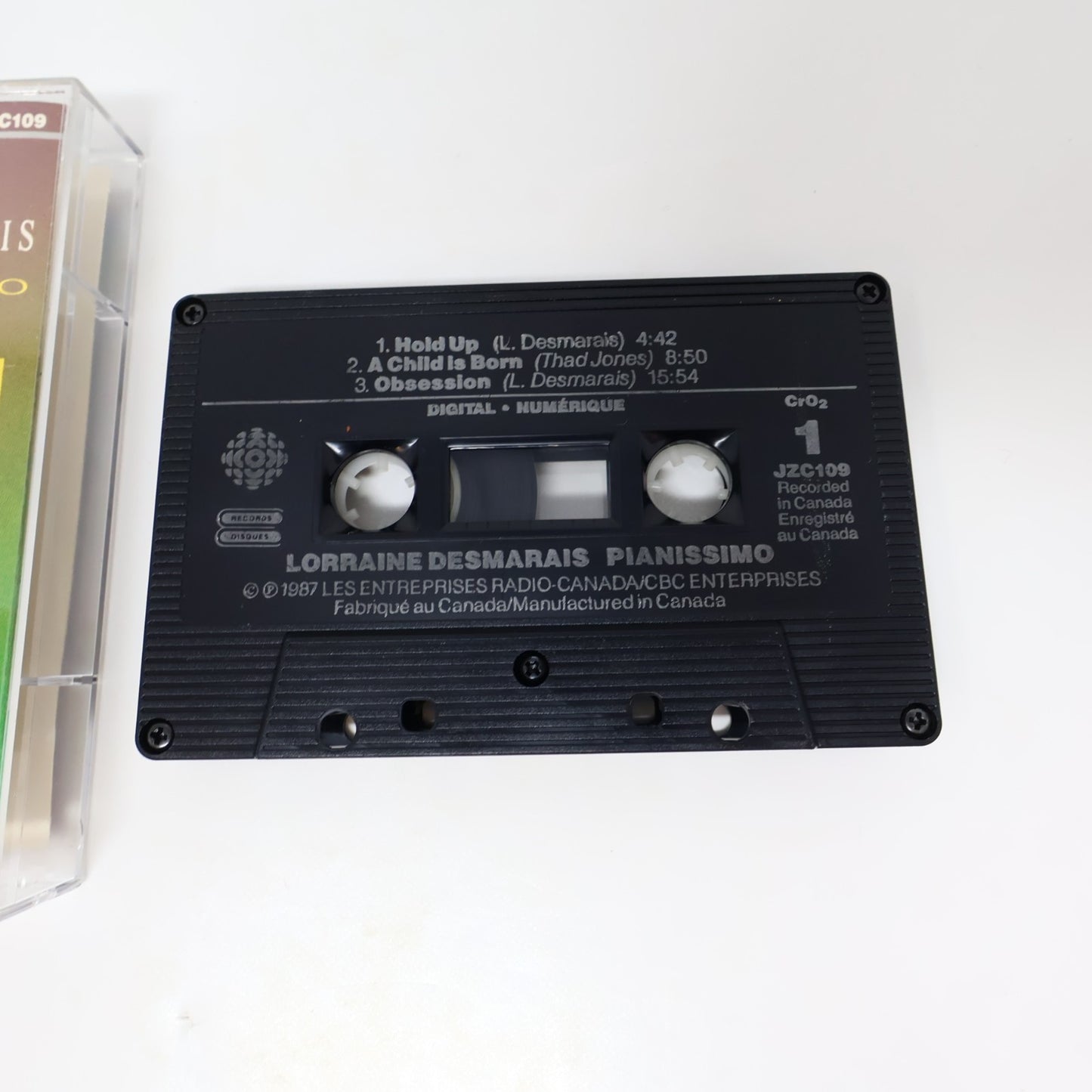 Lorraine Desmarais 2 Cassettes Lot Pianissimo/Andiamo JazzImage Hold up/Caravan