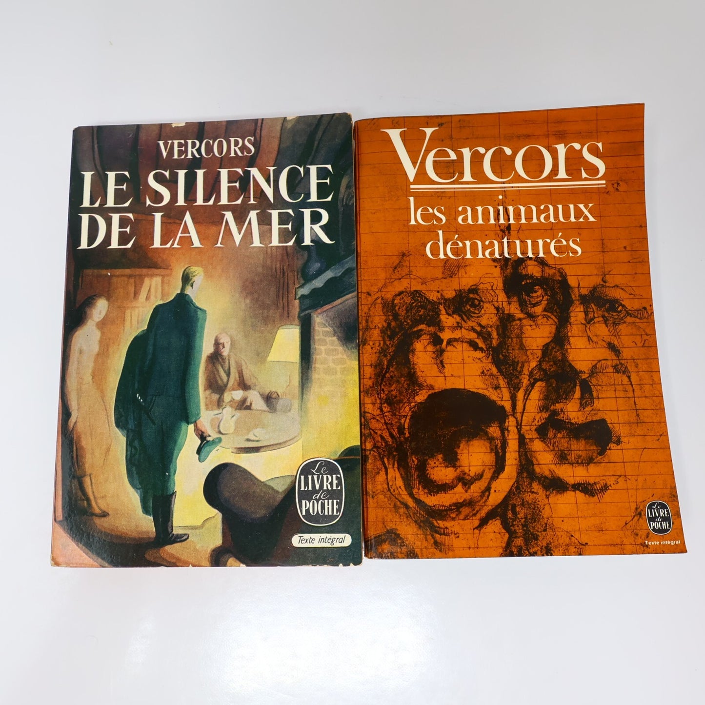 André Vercors Lot 2 Livres Poche Les Animaux Dénaturés/Le Silence de la Mer PB