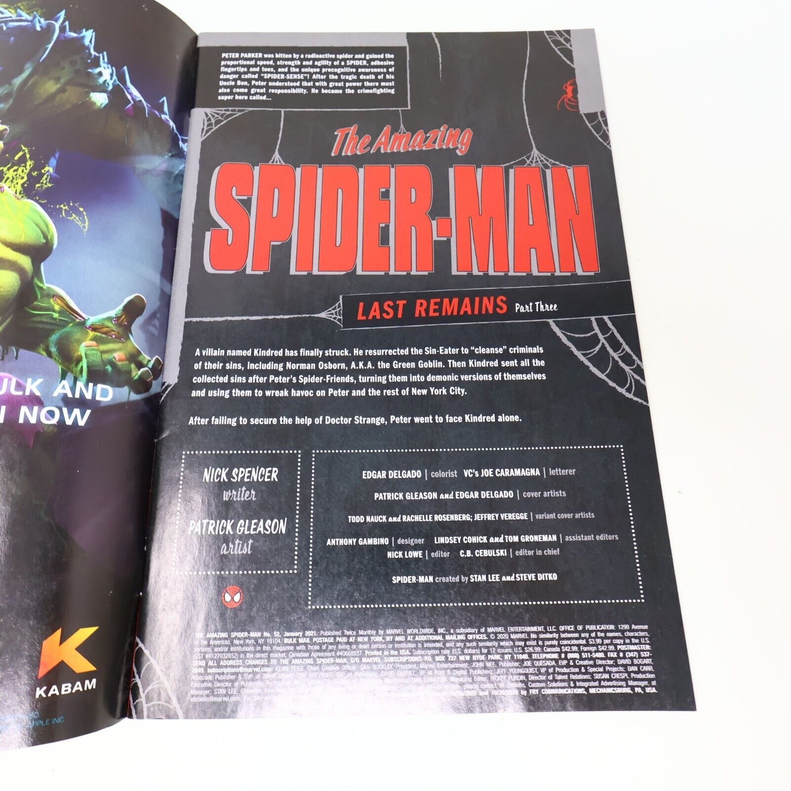2021 Native American Heritage Month Cover The Amazing Spider-Man 52 Last Remains