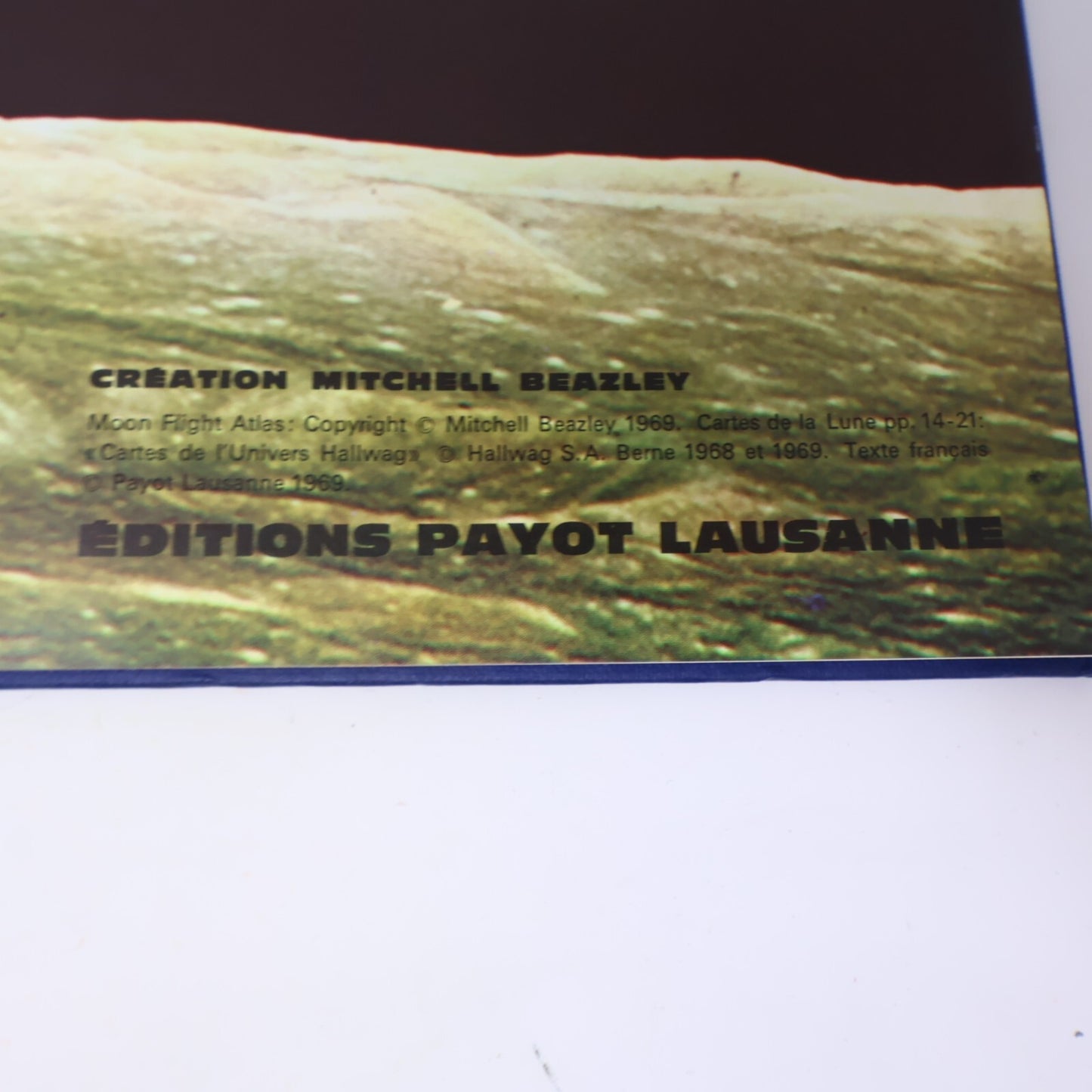 Atlas de la Conquête de la Lune Patrick Moore 1969 Payot Français Livre 60s HC