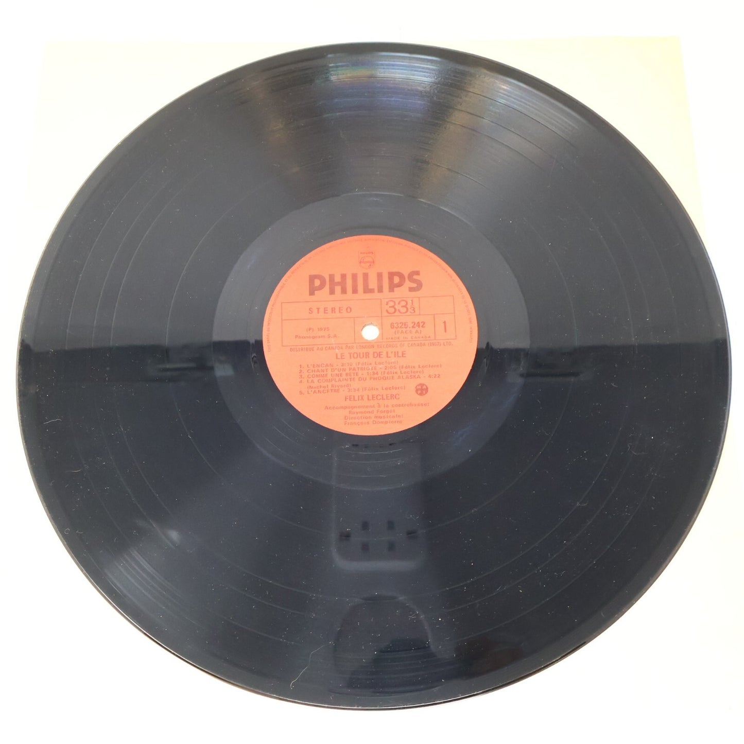 Félix Leclerc Lot 4 Disques Mon Fils/Chansons Dans La Mémoire Longtemps Record