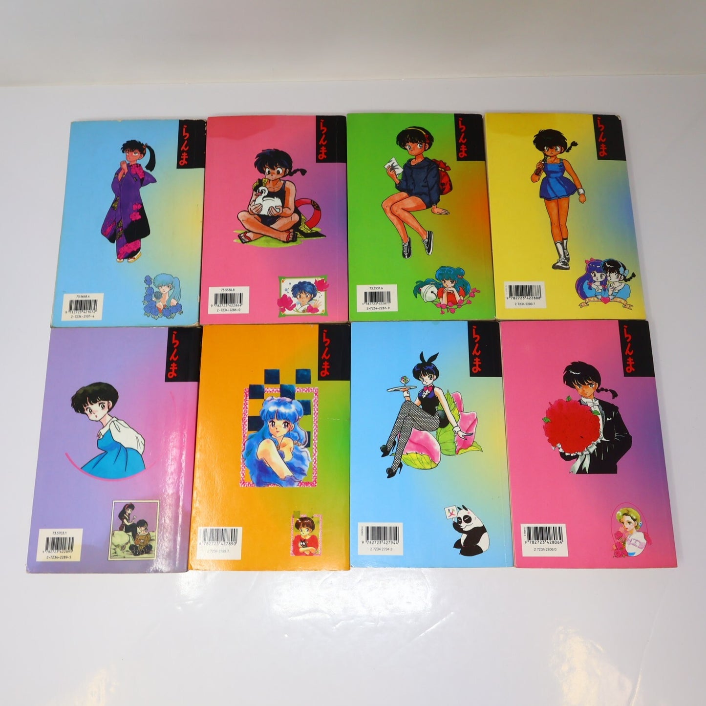 Ranma 1/2 Lot 10 Mangas Rumiko Takahashi Glénat Le Cordon Bleu PB Français 90s