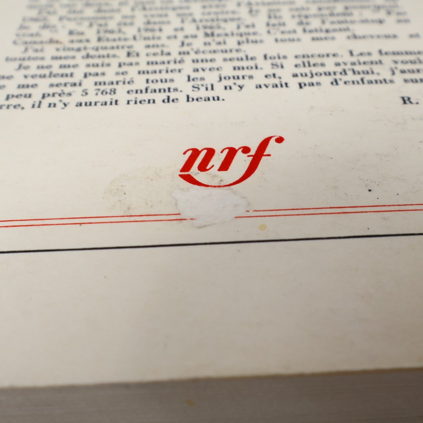 L'Avalée des Avalés Réjean Ducharme Gallimard/Nrf 1977 Littérature Québécoise PB