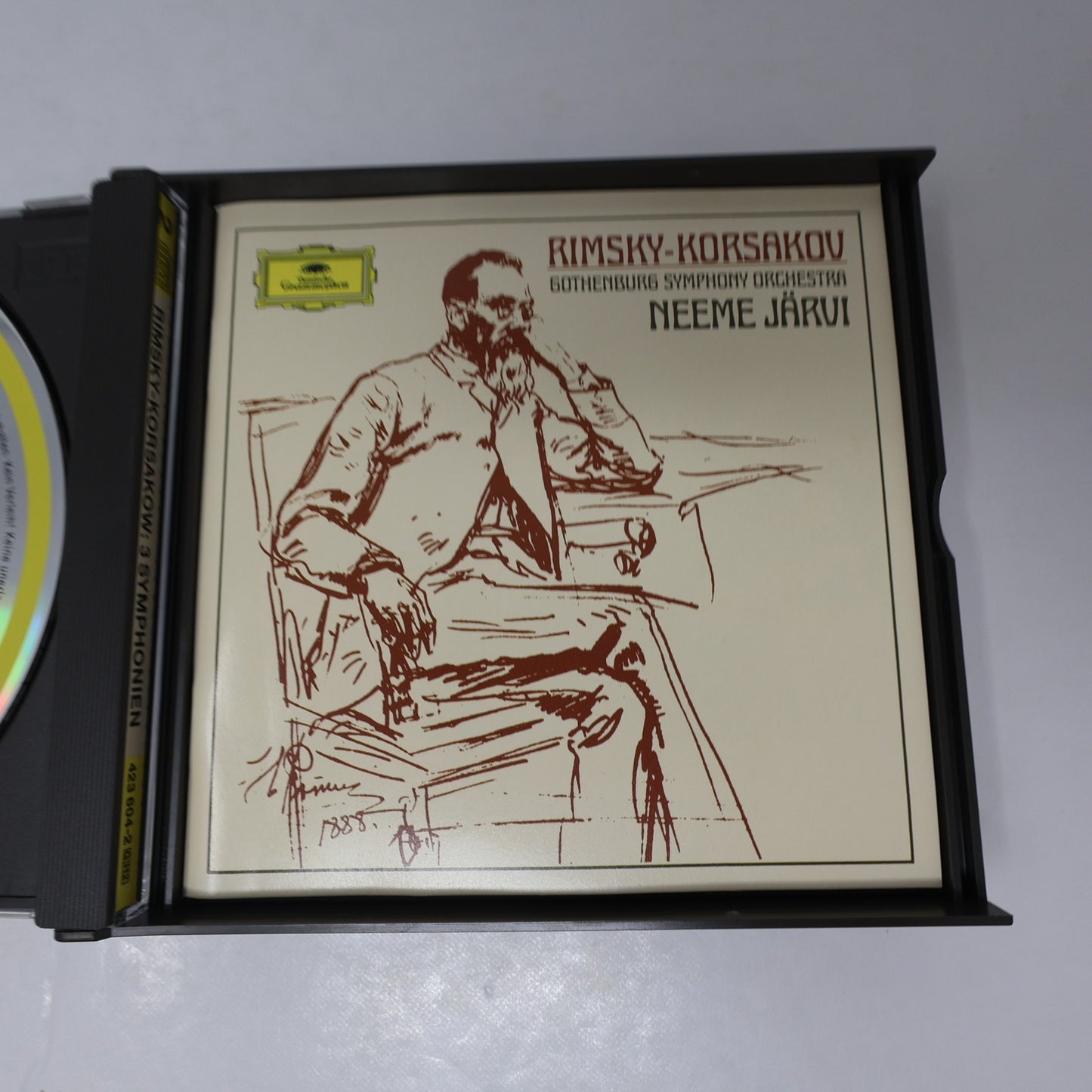 Rimsky-Korsakov 3 Symphonies CD Neeme Järvi/Gothenburg Symphony Orchestra 1988