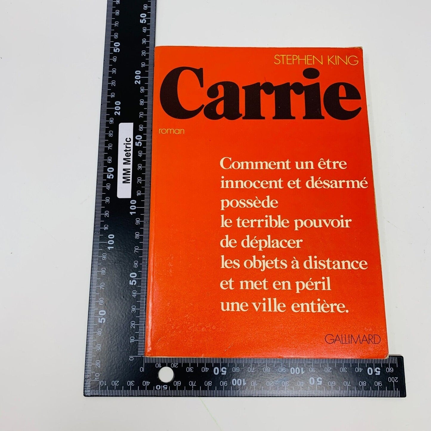 1976 Carrie Gallimard nrf Stephen King 1st Edition France Français French Livre
