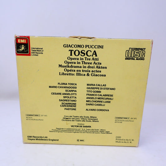 Tosca CD Giacomo Puccini/Maria Callas/Giuseppe Di Stefano/Tito Gobbi EMI Opera