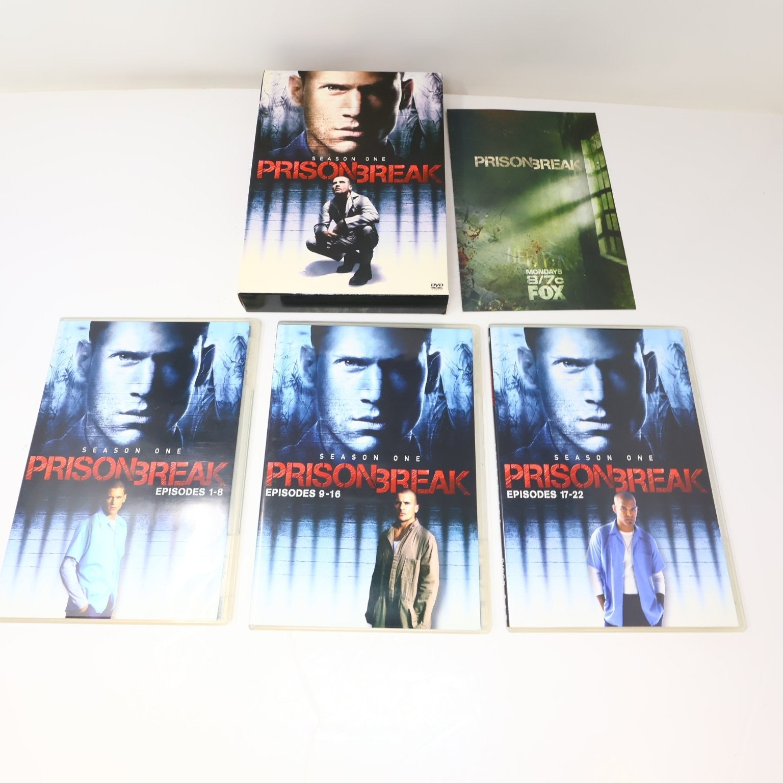 Prison Break Season 1-2 DVD Lot NTSC Region 1 Dominic Purcell/Wentworth Miller