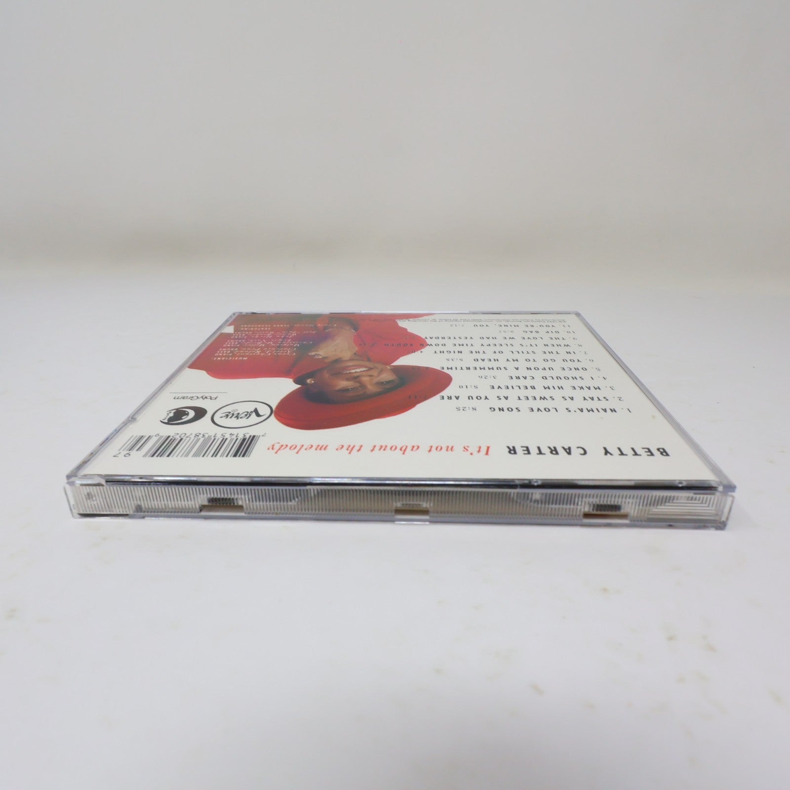 It's Not About Melody CD Betty Carter Polygram 1992 Jazz 314 513 870-2