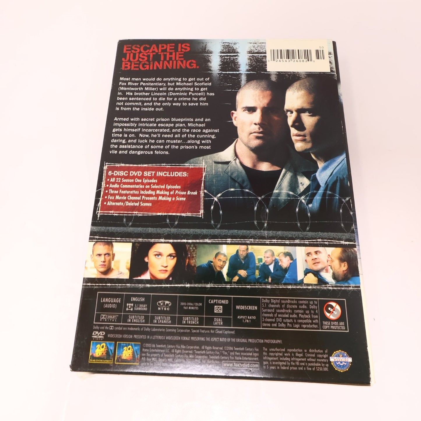 Prison Break Season 1 & 2 DVD Lot 2005-2007 Sets Wentworth Miller Region 1 NTSC
