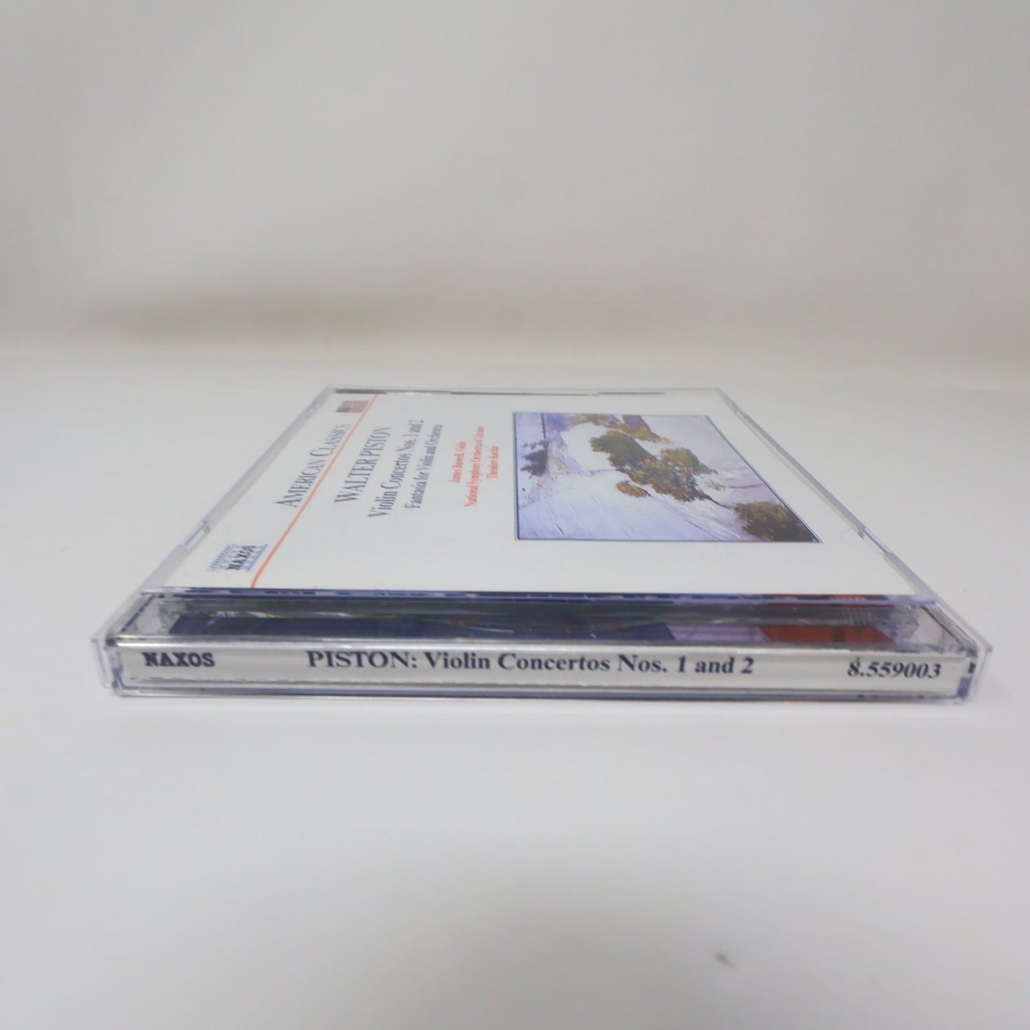Walter Piston Violin Concertos Nos. 1 & 2 Fantasia 1999 CD Classical Naxos