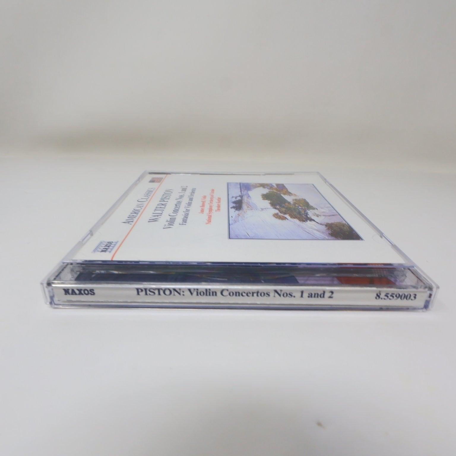 Walter Piston Violin Concertos Nos. 1 & 2 Fantasia 1999 CD Classical Naxos