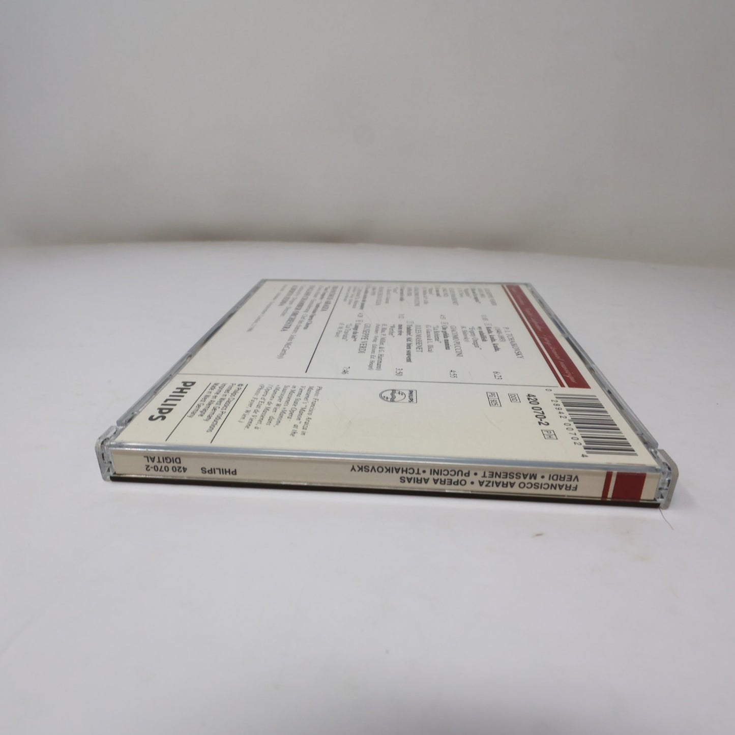 Francisco Araiza Opera Arias CD English Chamber Orchestra/Alberto Zedda Verdi