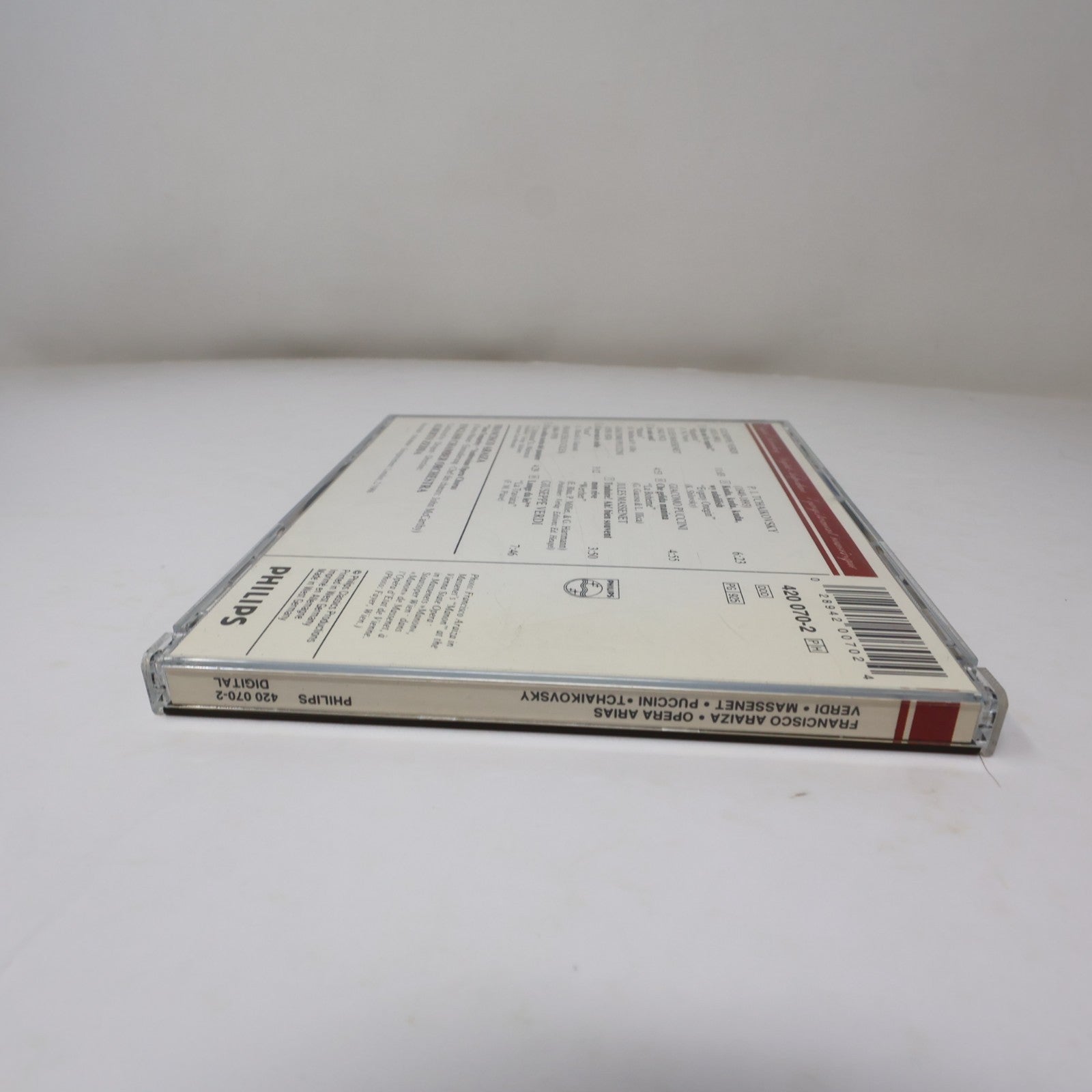 Francisco Araiza Opera Arias CD English Chamber Orchestra/Alberto Zedda Verdi