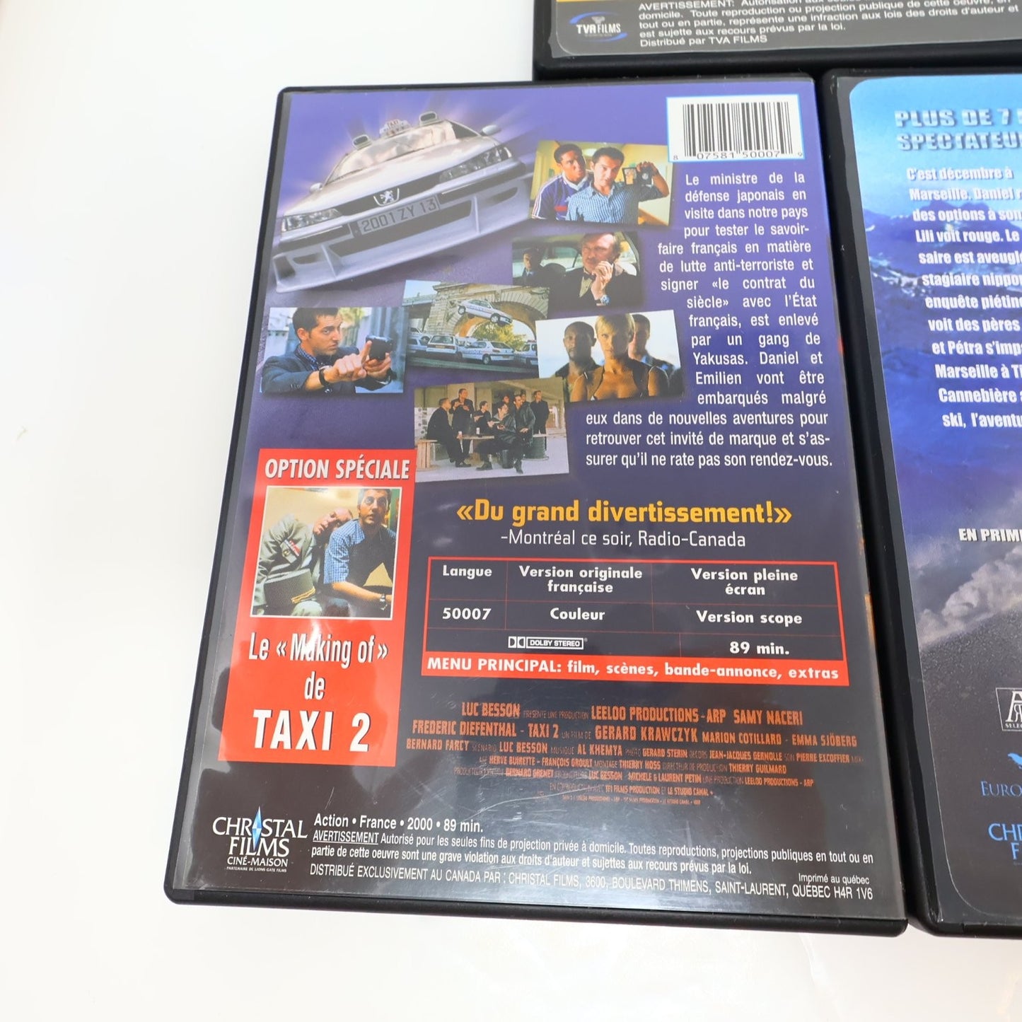 Coffret Taxi #1-2-3 Les Grands Classiques DVD Luc Besson Action NTSC Region 1