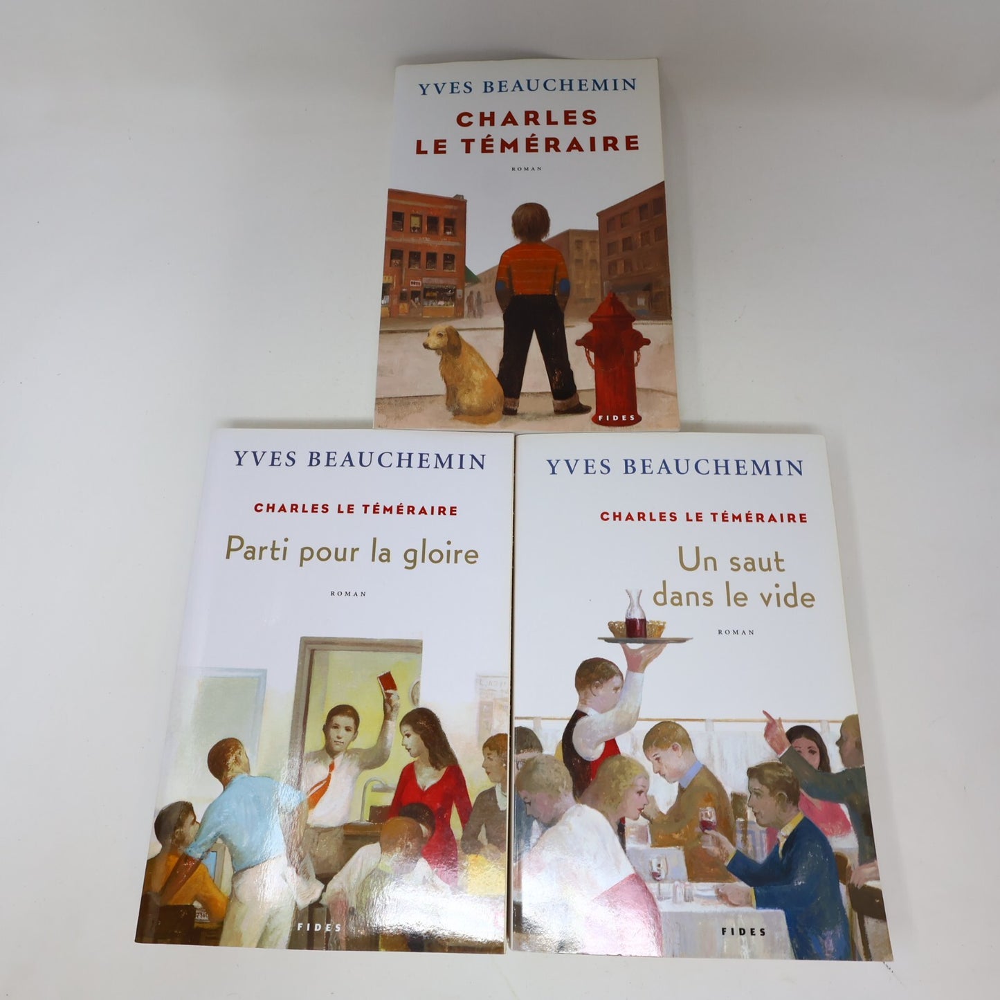 Charles le Téméraire #1-3 Série Complète Lot 3 Livres Yves Beauchemin Français