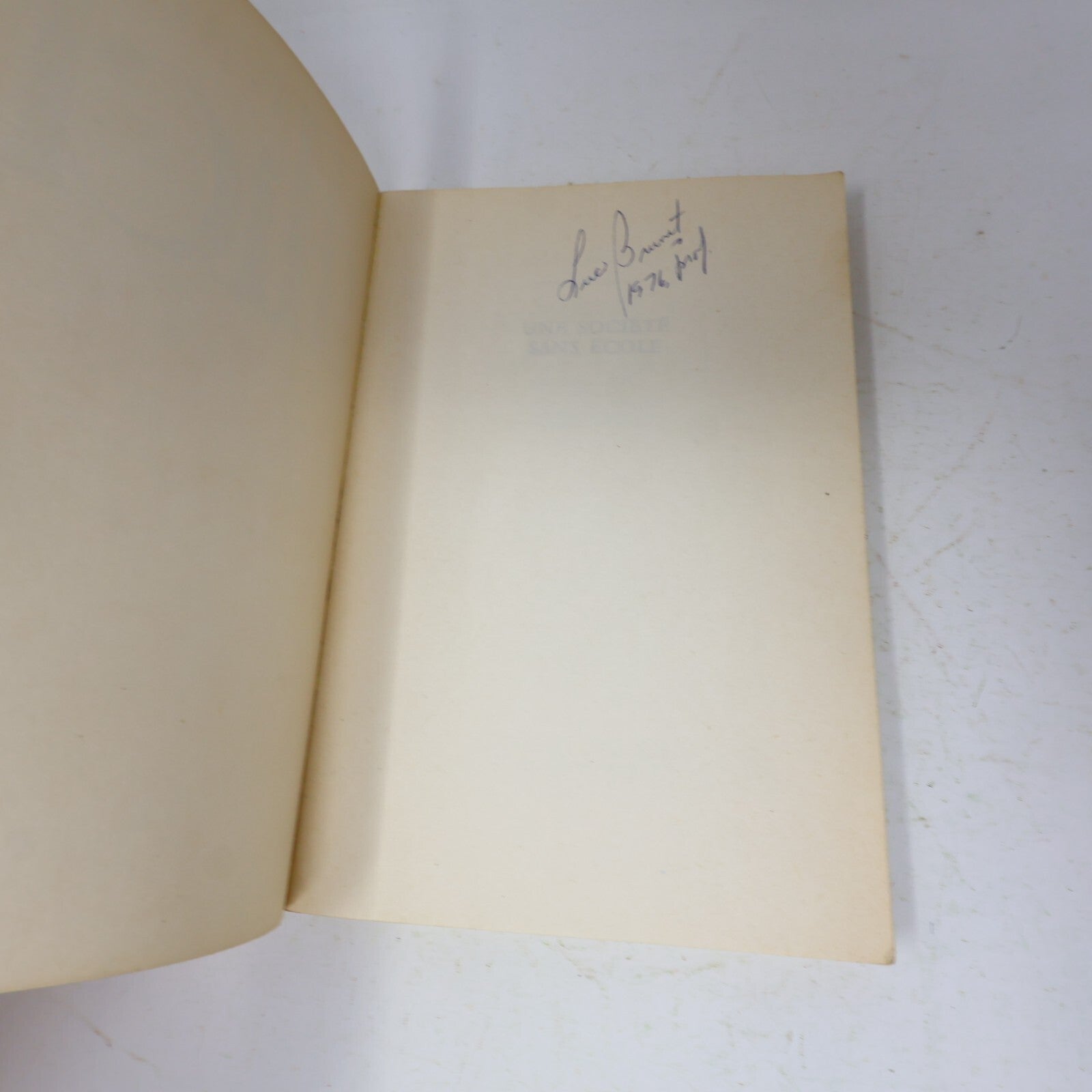 1971 Une Société Sans École Ivan Illich Seuil Éducation Philosophie Français 70s