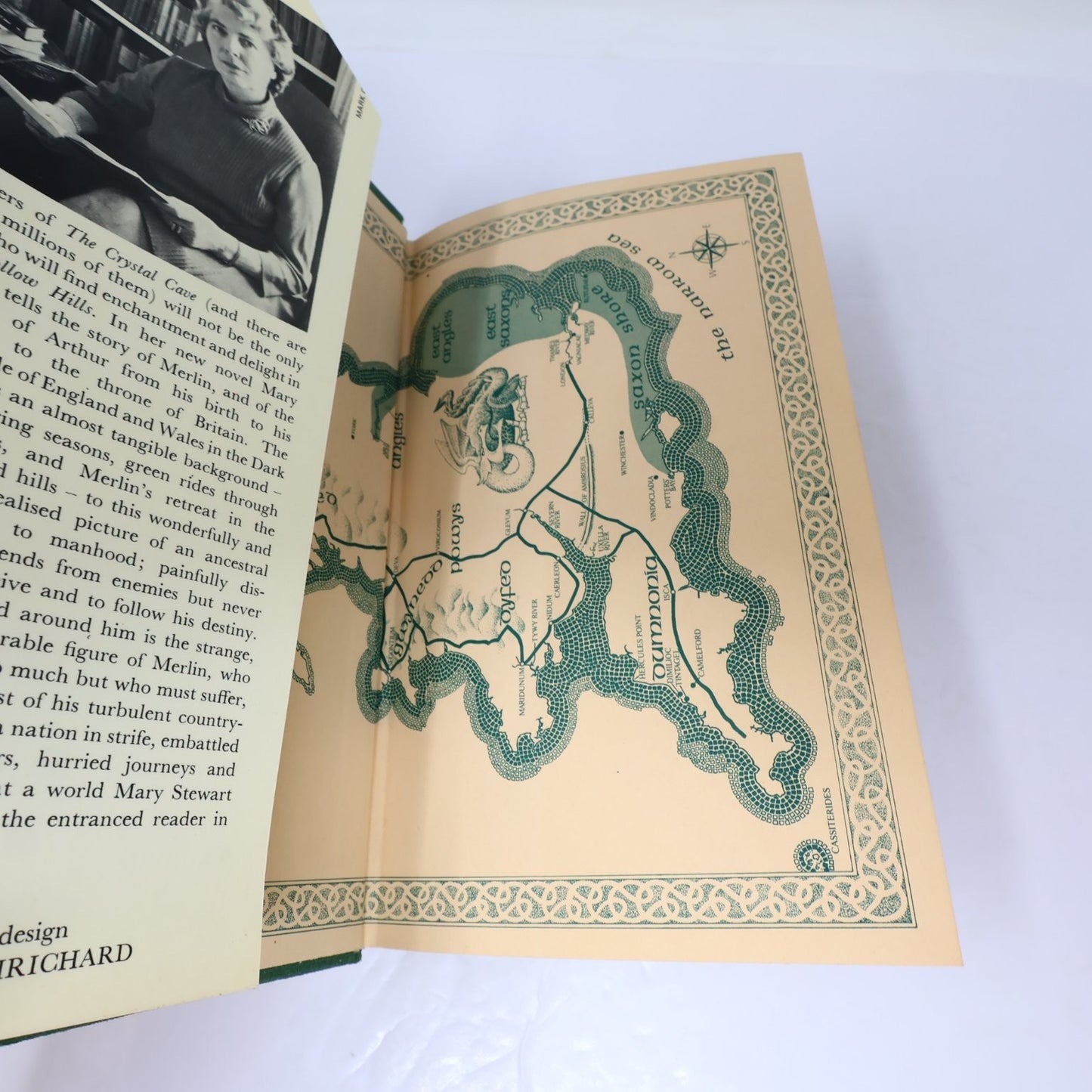 The Hollow Hills Mary Stewart 1973 UK Edition Arthurian Fiction Hodder Hardcover