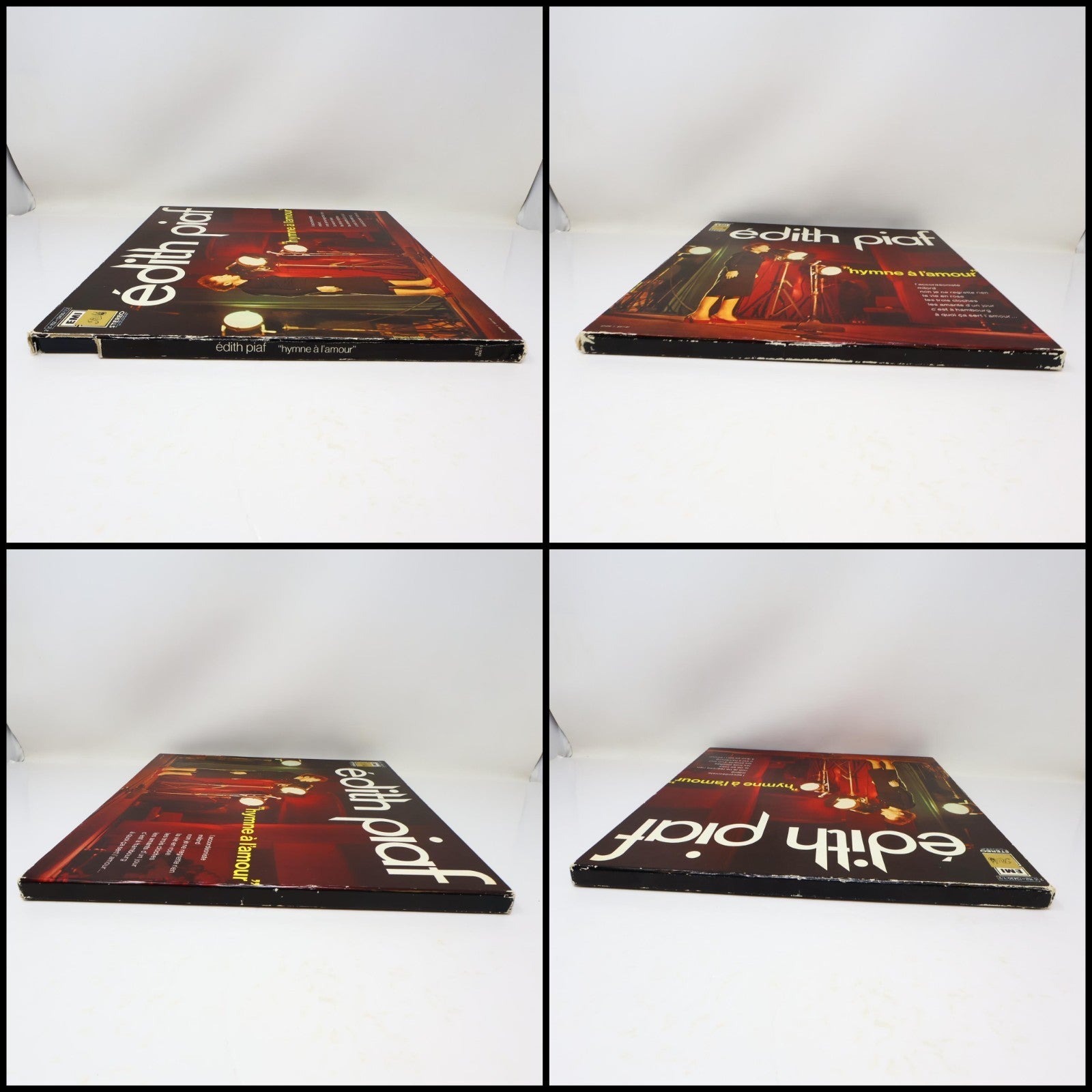 Édith Piaf Lot 4 Disques Record Hymne À L'amour/Definitive Piaf/Tête-à-Tête