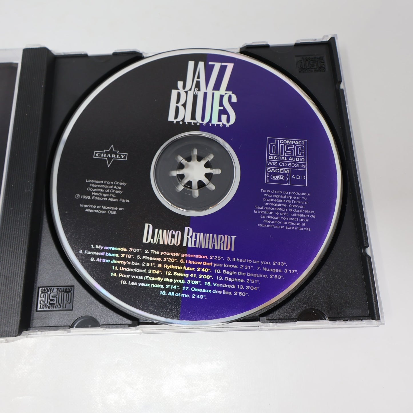 Django Reinhardt 2 CD Lot Jazz & Blues Collection #2/Django Swings Nuages
