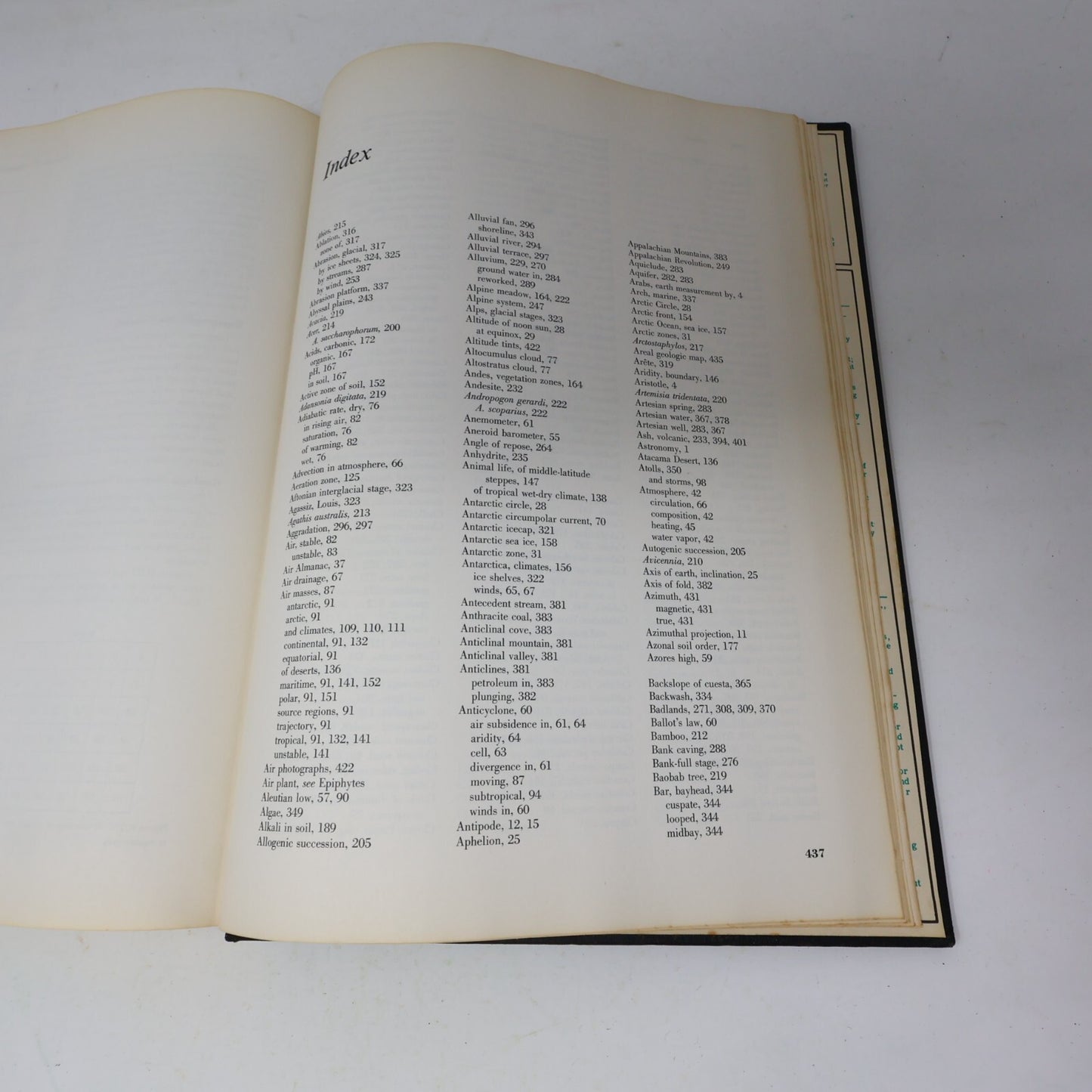 1967 Introduction to Physical Geography Arthur N. Strahler 6th Print Wiley 60s