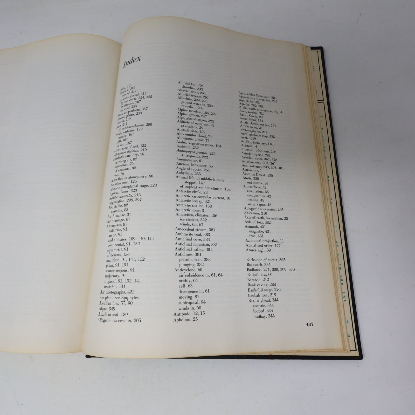 1967 Introduction to Physical Geography Arthur N. Strahler 6th Print Wiley 60s