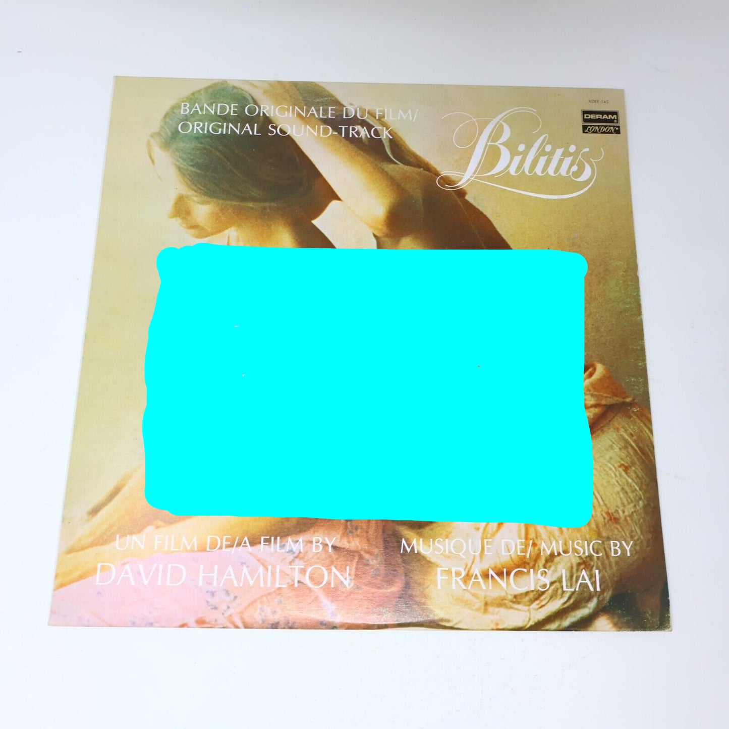 Francis Lai Bilitis Musique Film SoundTrack LP Disque XDEF-145 David Hamilton