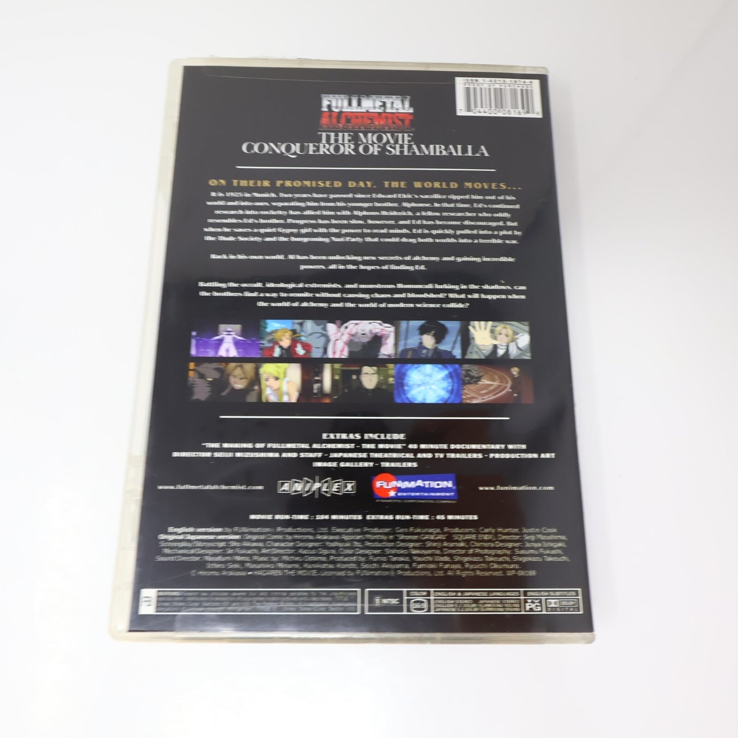 Full Metal Alchemist Movie Conqueror of Shamballa DVD Anime Lenticular Cover