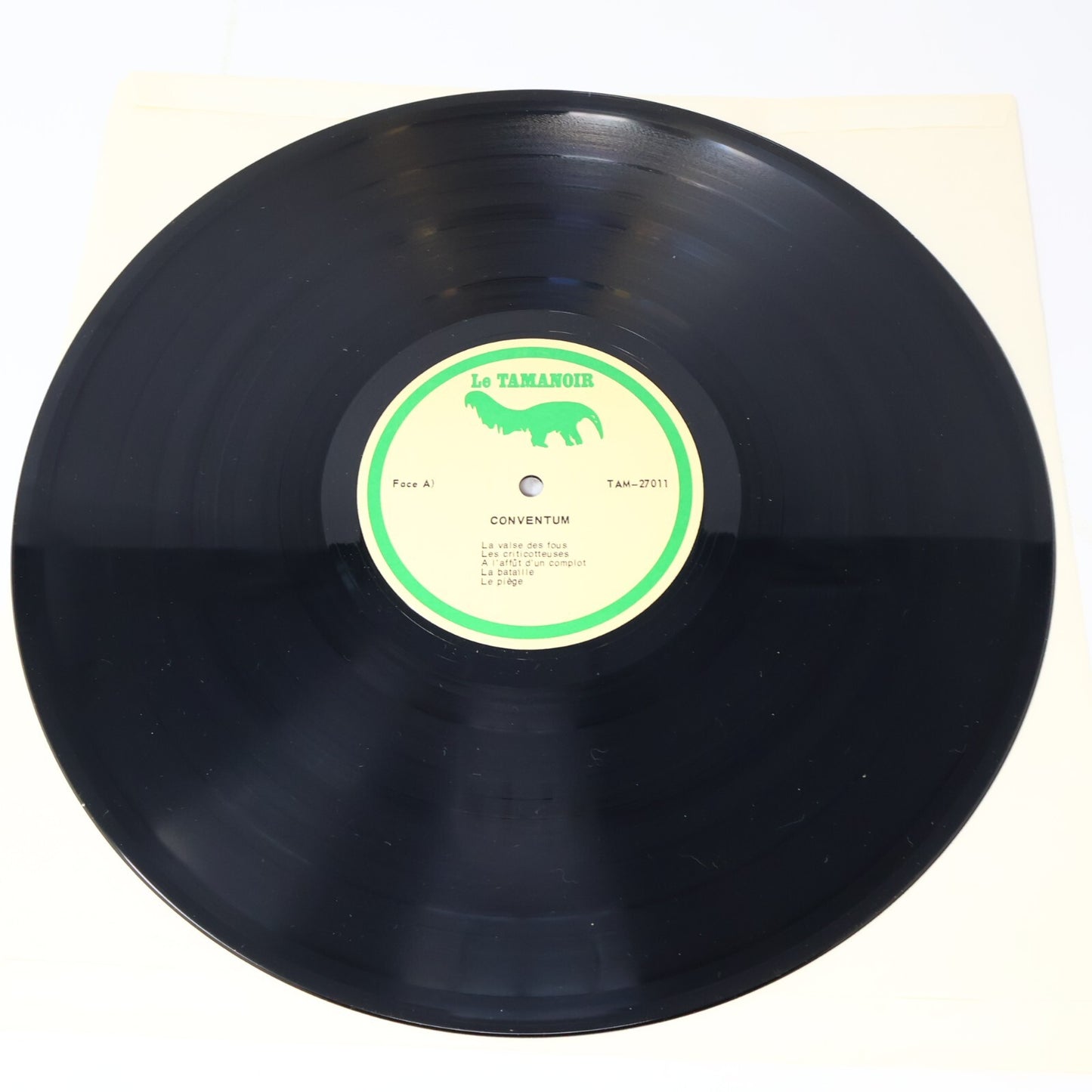 Conventum À L'Affût d'un Complot Disque LP Record Le Tamanoir 1977 TAM-27011