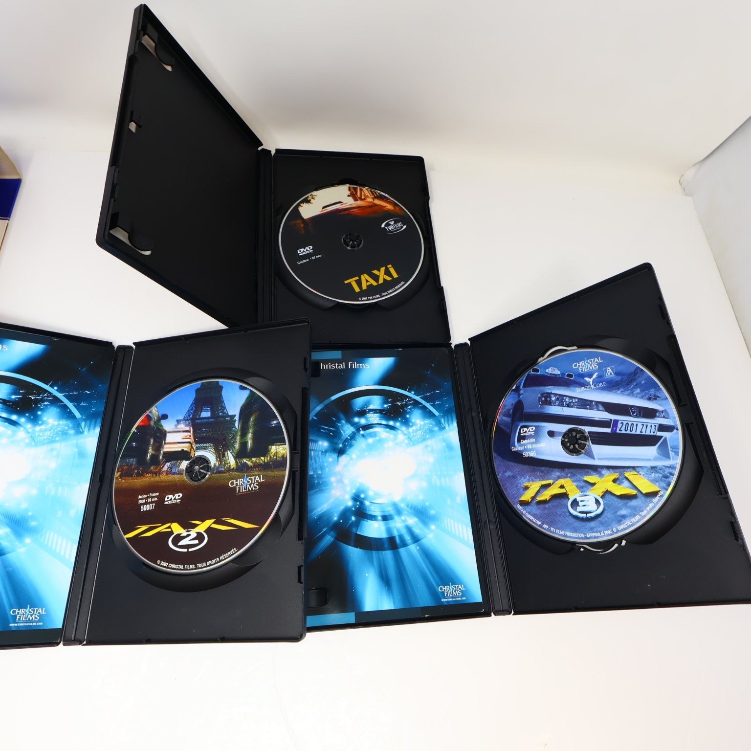 Coffret Taxi #1-2-3 Les Grands Classiques DVD Luc Besson Action NTSC Region 1
