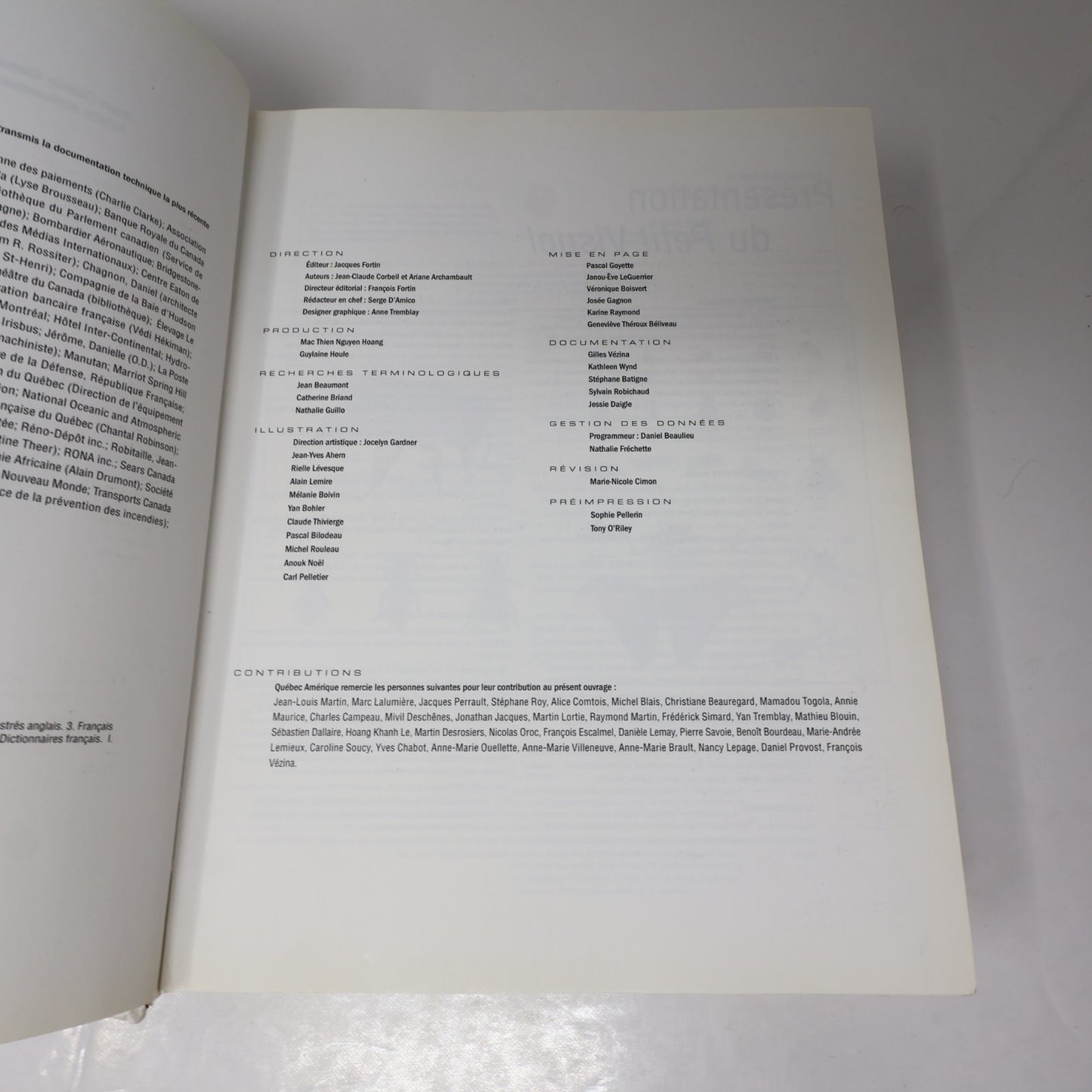 Le Petit Visuel Dictionnaire Français/Anglais Ouvrage de Référence Éducation HC
