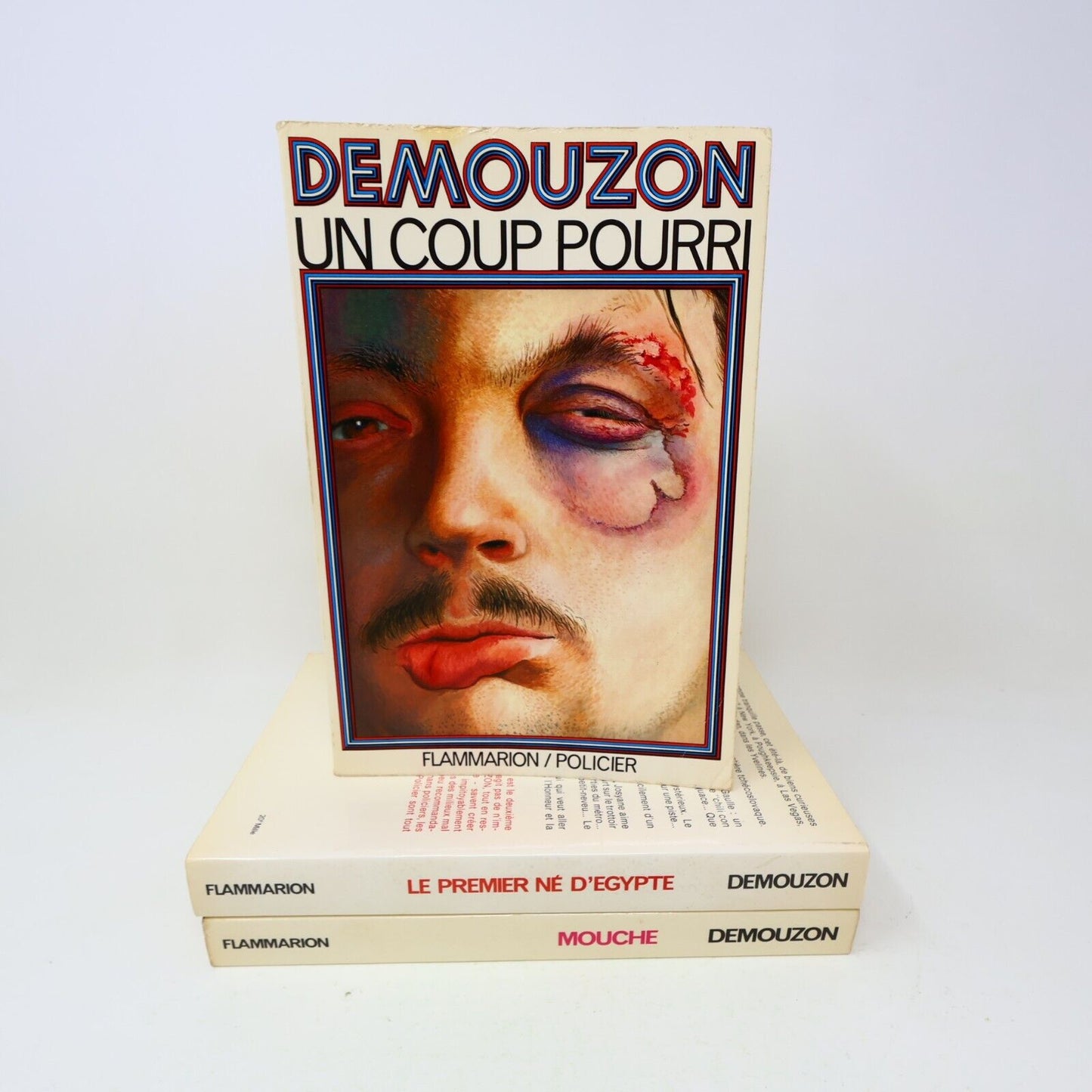 Demouzon Un Coup Pourri Mouche Premier Né d'Égypte Lot 3 Livres Espionnage 70s