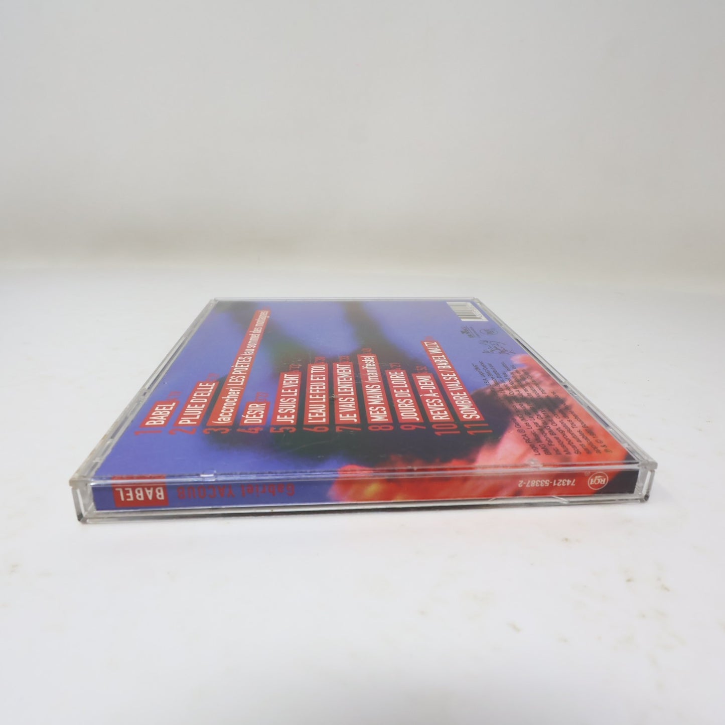 Babel CD Gabriel Yacoub RCA 1997 Rock Folk 74321-53387-2 Français