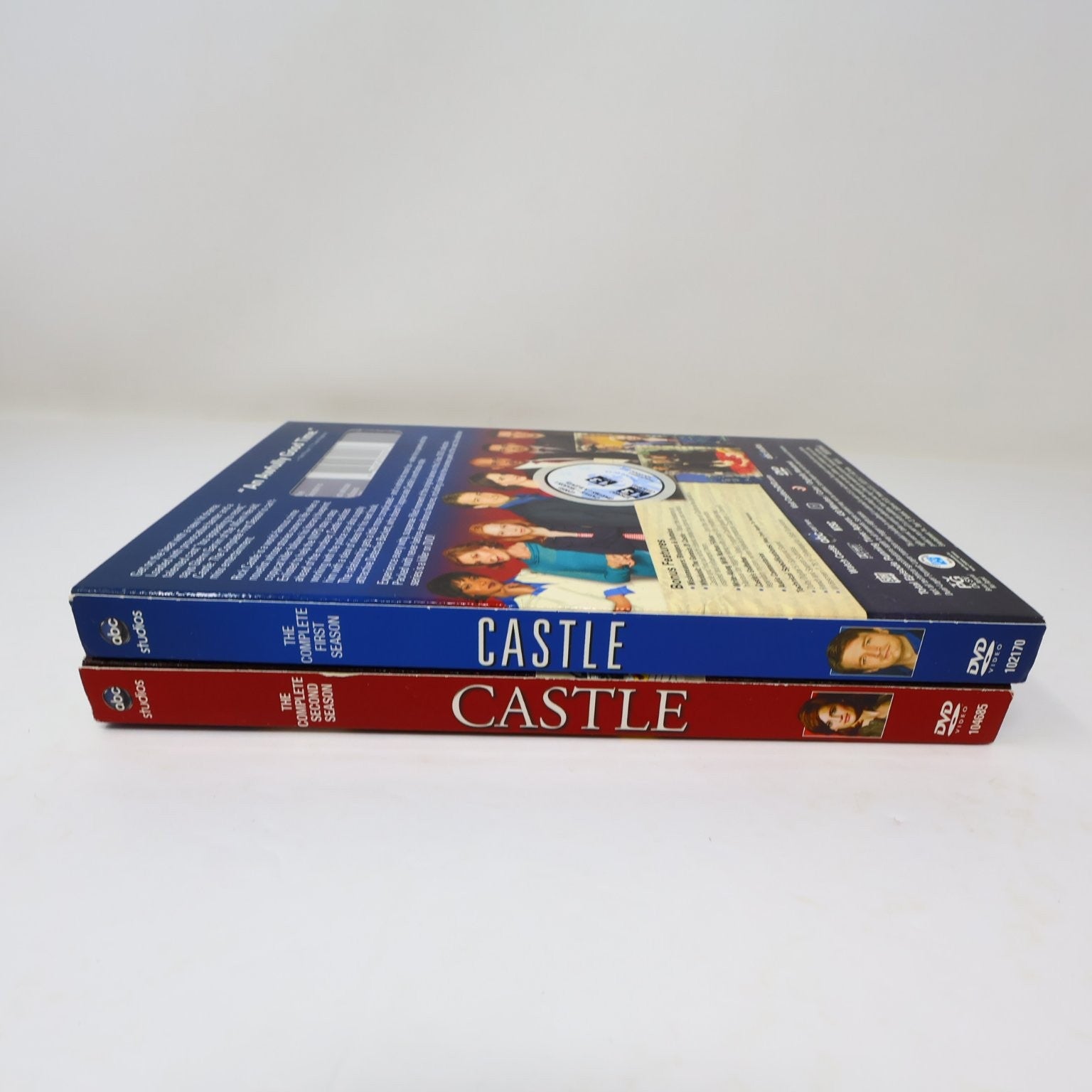 Castle 2 DVD Lot Seasons #1-2 Set Nathan Fillion Factory Sealed Region 1 NTSC